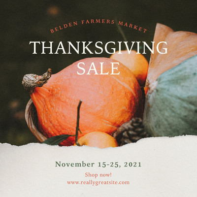  Minimalist Thanksgiving Instagram Post Sale