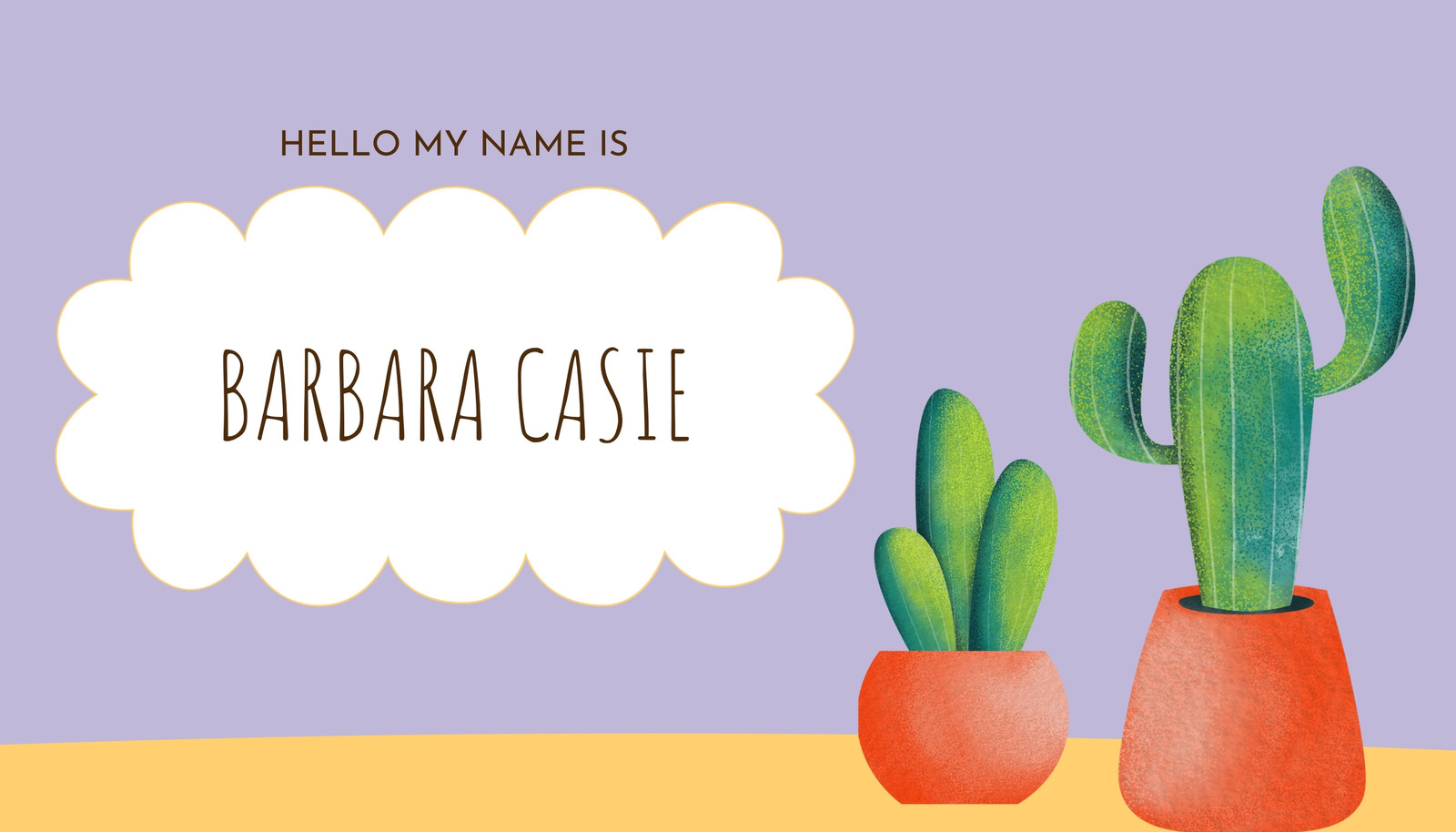 Free, printable, customizable name tag templates