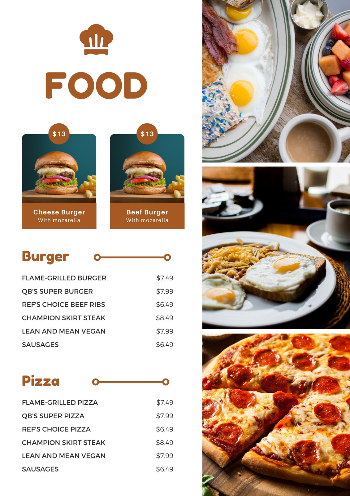 Free And Customizable Delectable Bakery Menu Templates Canva