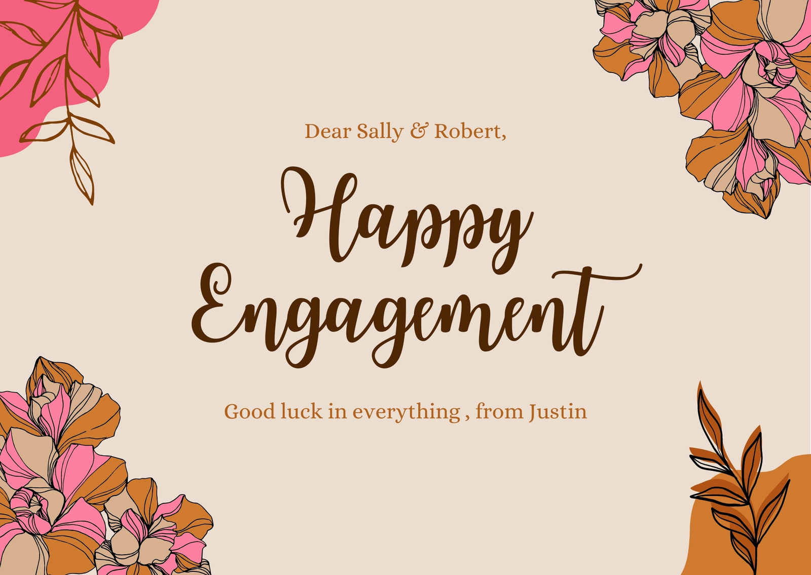 Page 13 - Customize 1,019+ Engagement Cards Templates Online - Canva