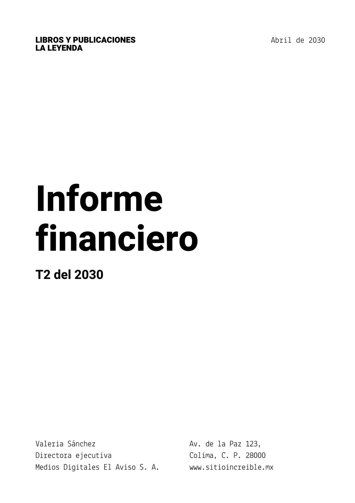 modelo de estados financieros personales