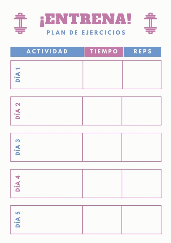 Diario de Entrenamiento para el Gimnasio: Cuaderno y agenda de ejercicios  para entrenamiento personal |Libro de seguimiento Organiza tus sesiones de