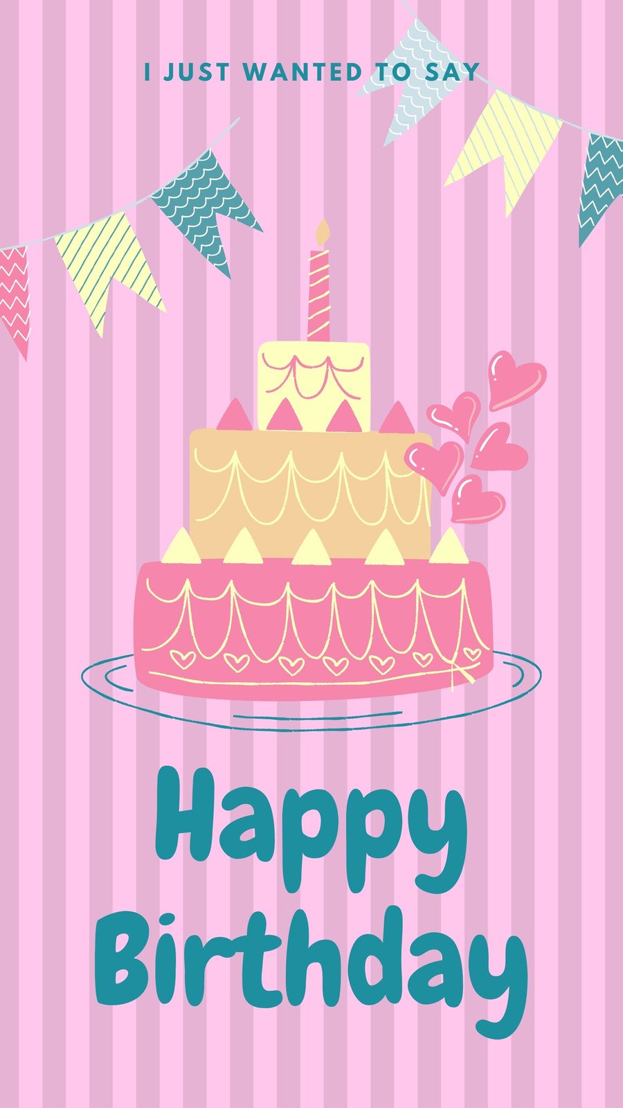 HD Happy Birthday Cake Cartoon Illustration PNG | Citypng