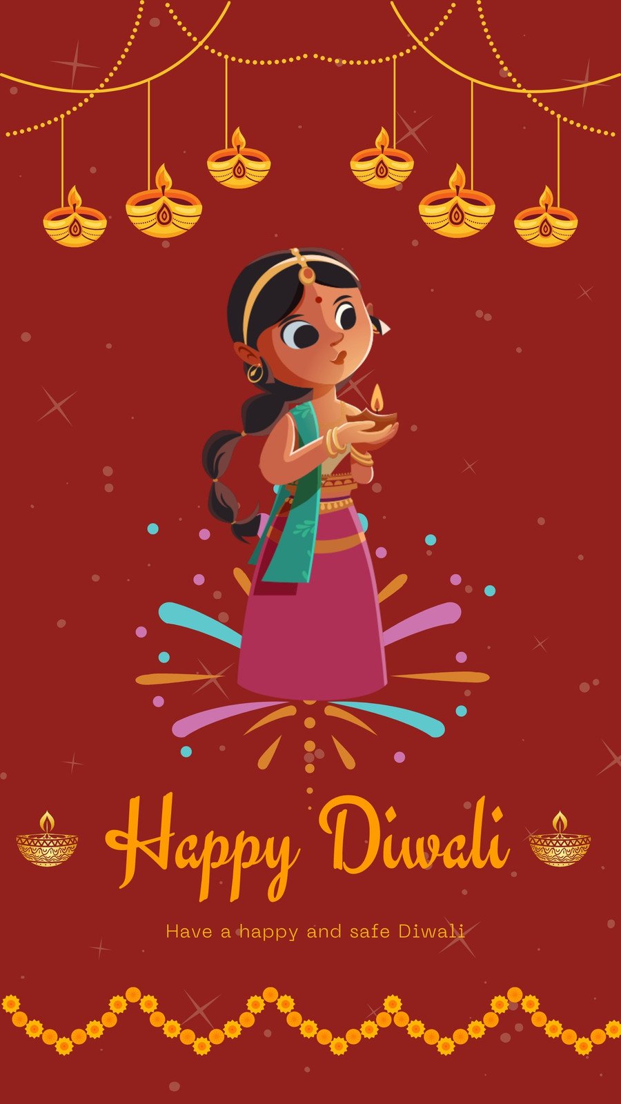 Customize 234+ Diwali Instagram Stories Templates Online - Canva