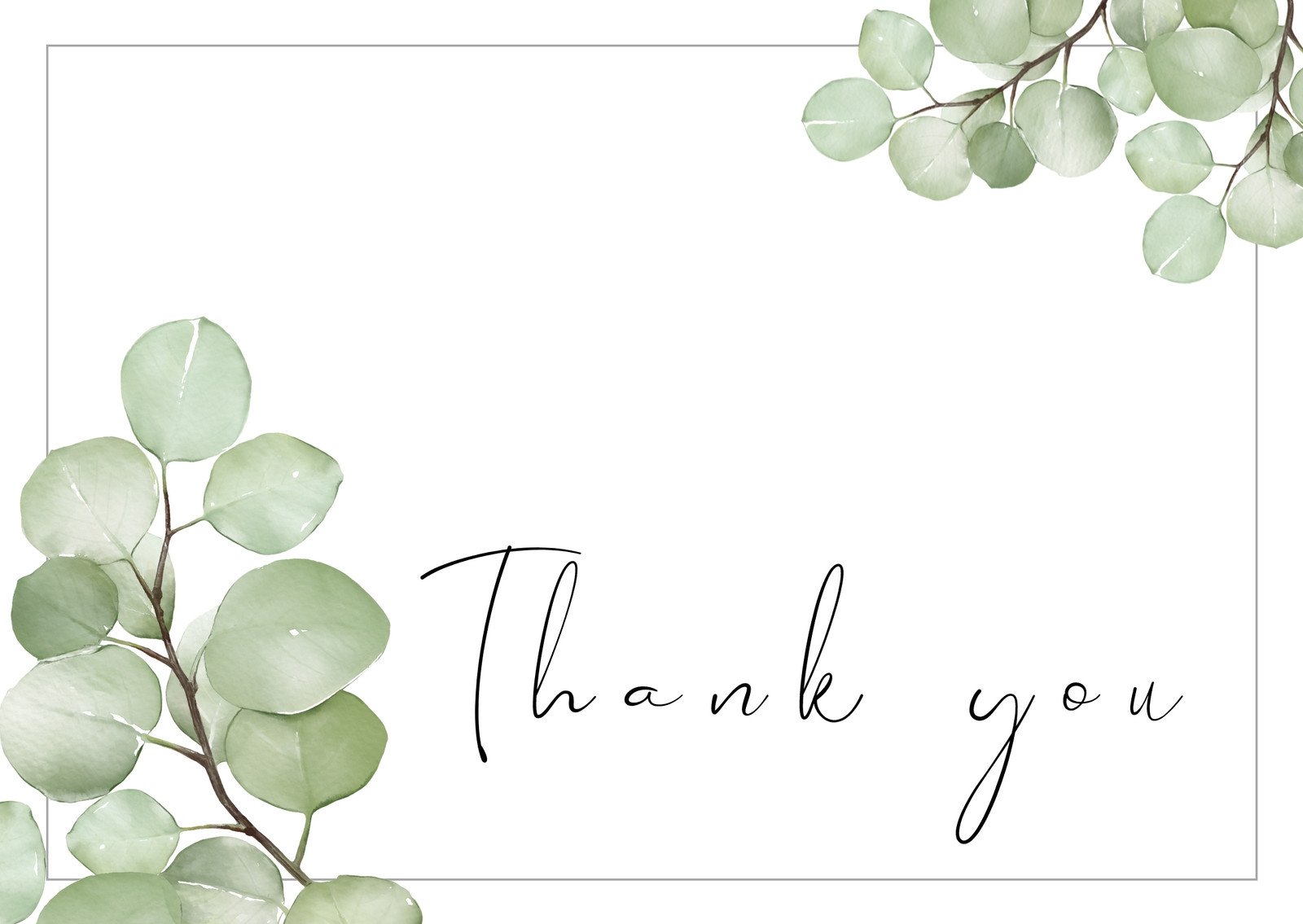 Page 4 - Printable, customizable thank you card templates | Canva