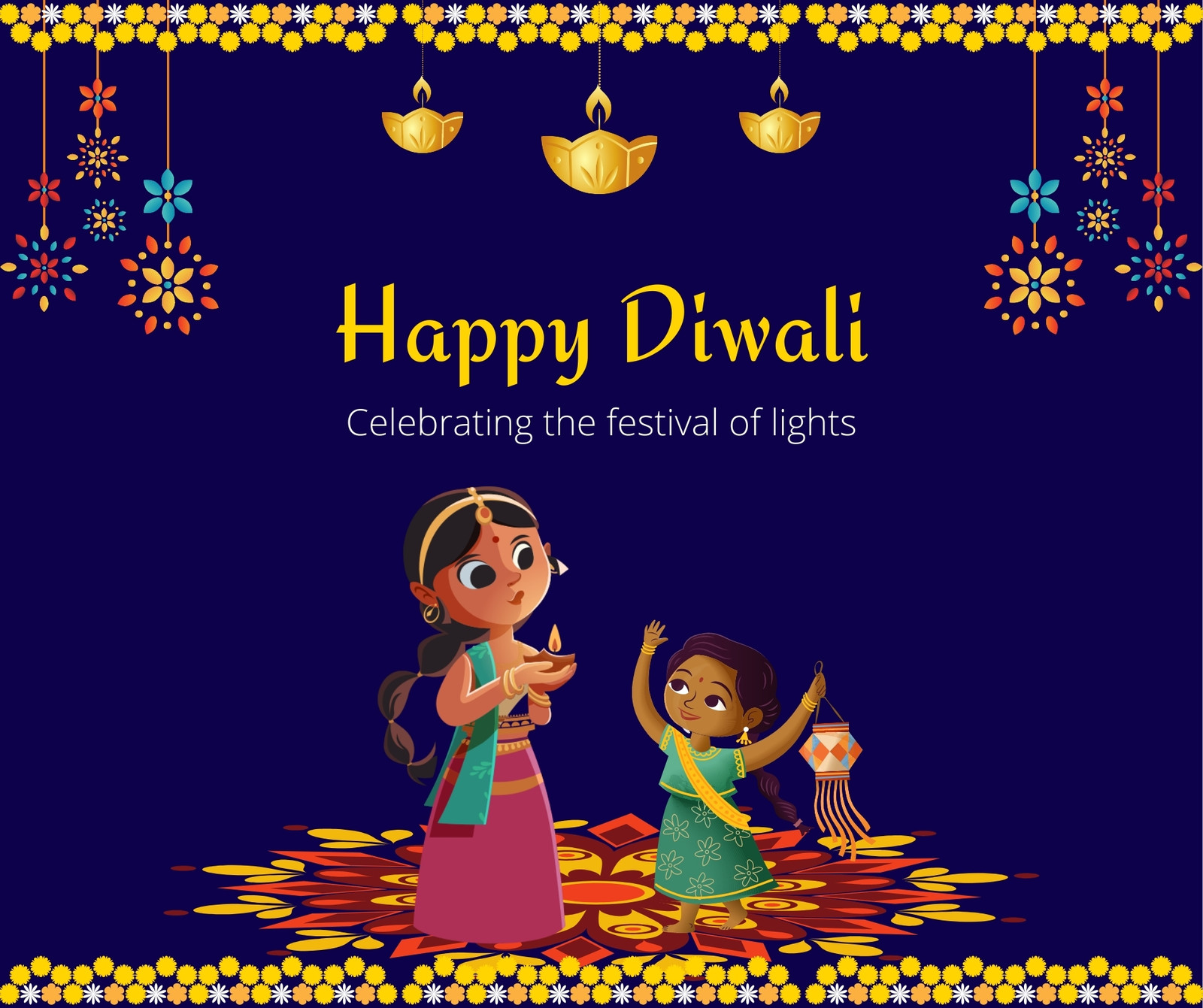 Page 4 - Free and customizable diwali templates