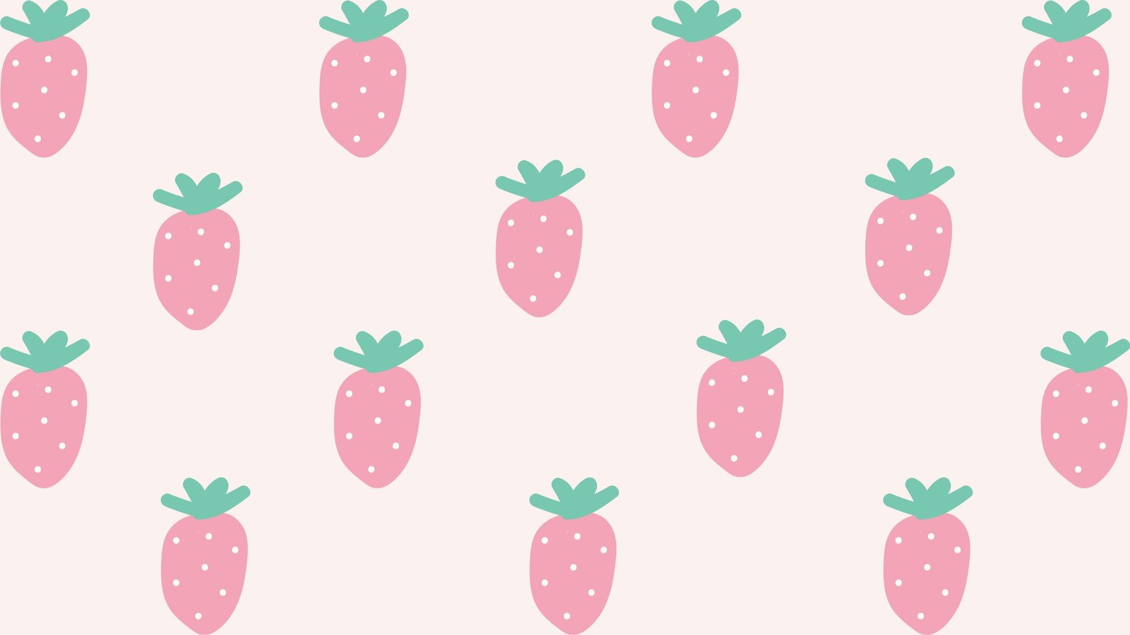 Cute Strawberry Wallpaper Pattern Phone Case iPhone Case for Sale by  charlottetsui  Redbubble