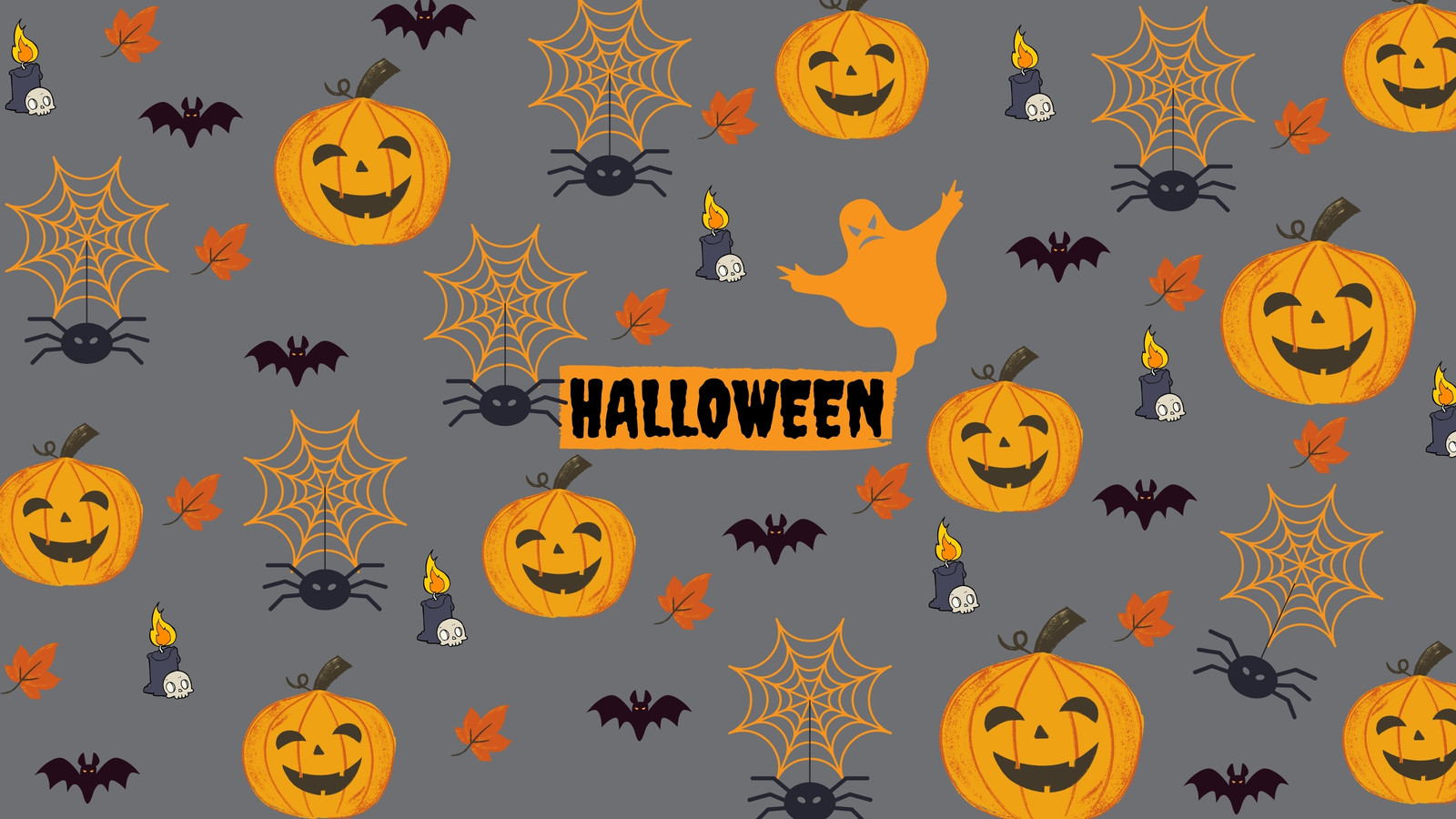 An Eerie Halloween Scene With A Pumpkin Background Aesthetic Halloween  Pictures Background Image And Wallpaper for Free Download