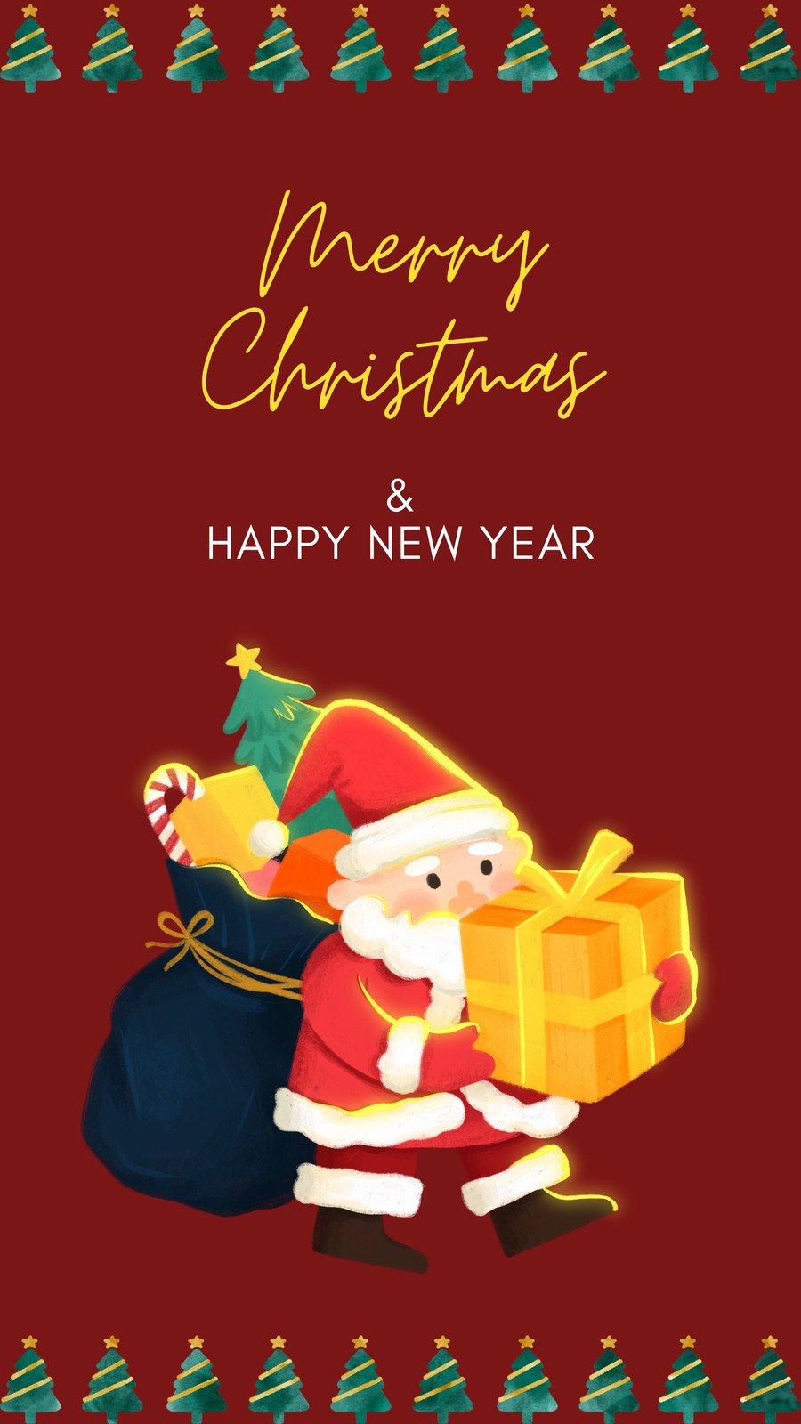 pictures of merry christmas with santa claus