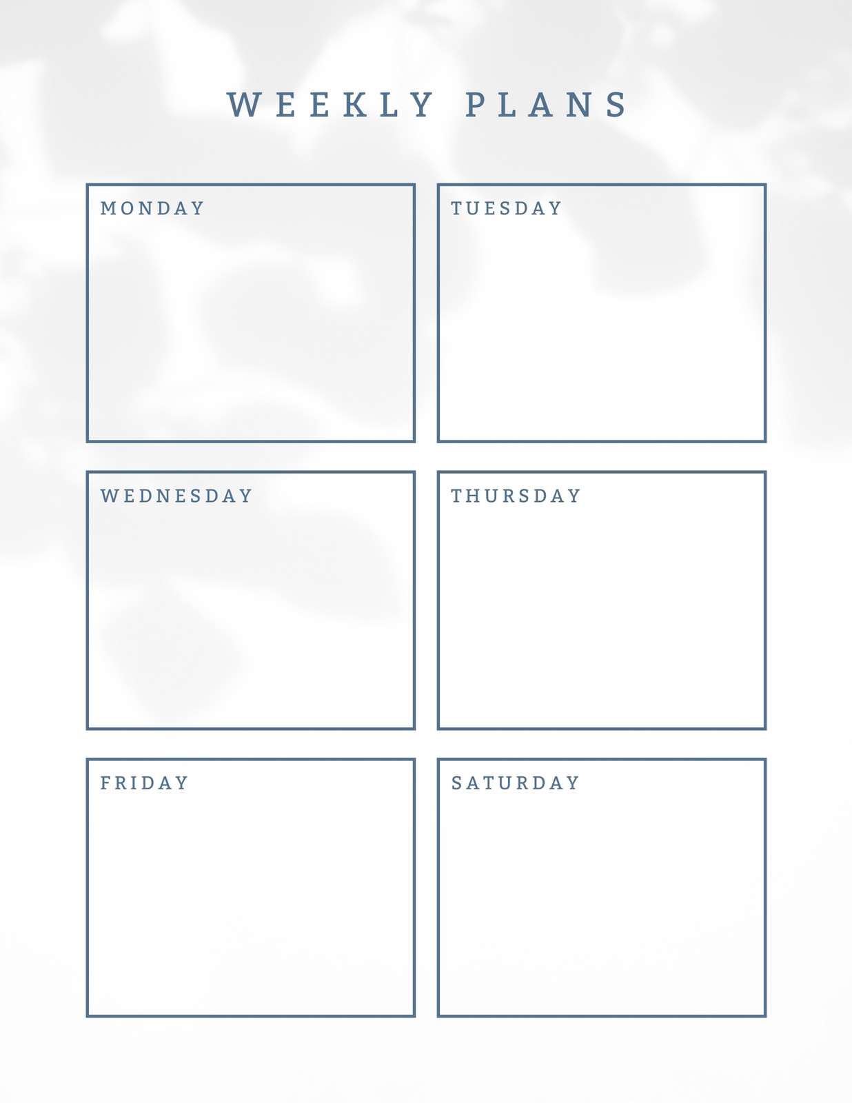 free and customizable weekly planner templates canva