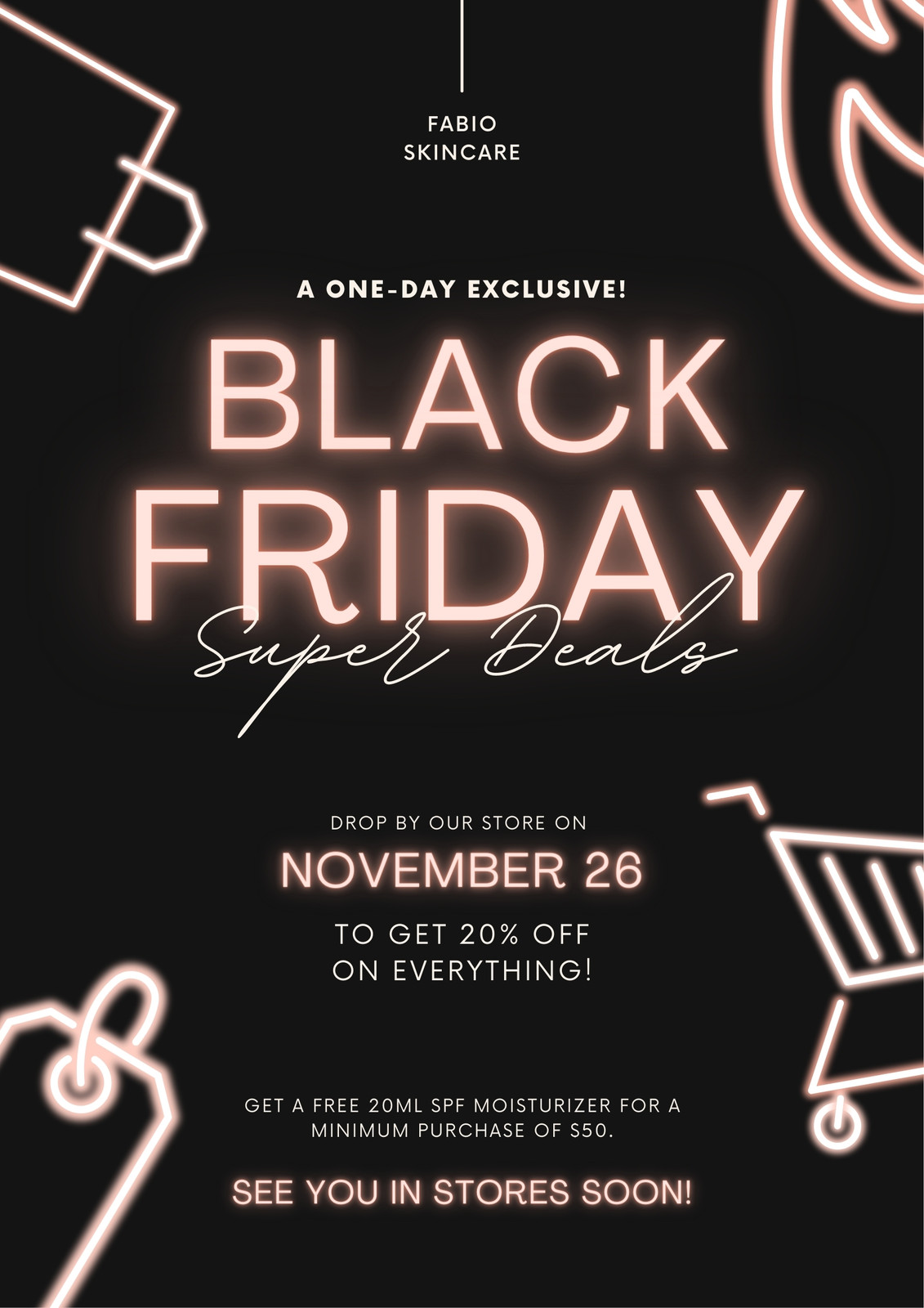 Page 3 - Free custom printable Black Friday poster templates | Canva