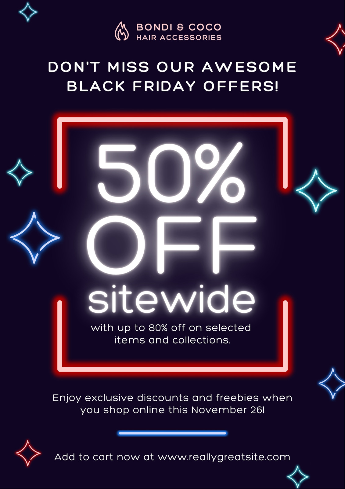 Free custom printable Black Friday flyer templates