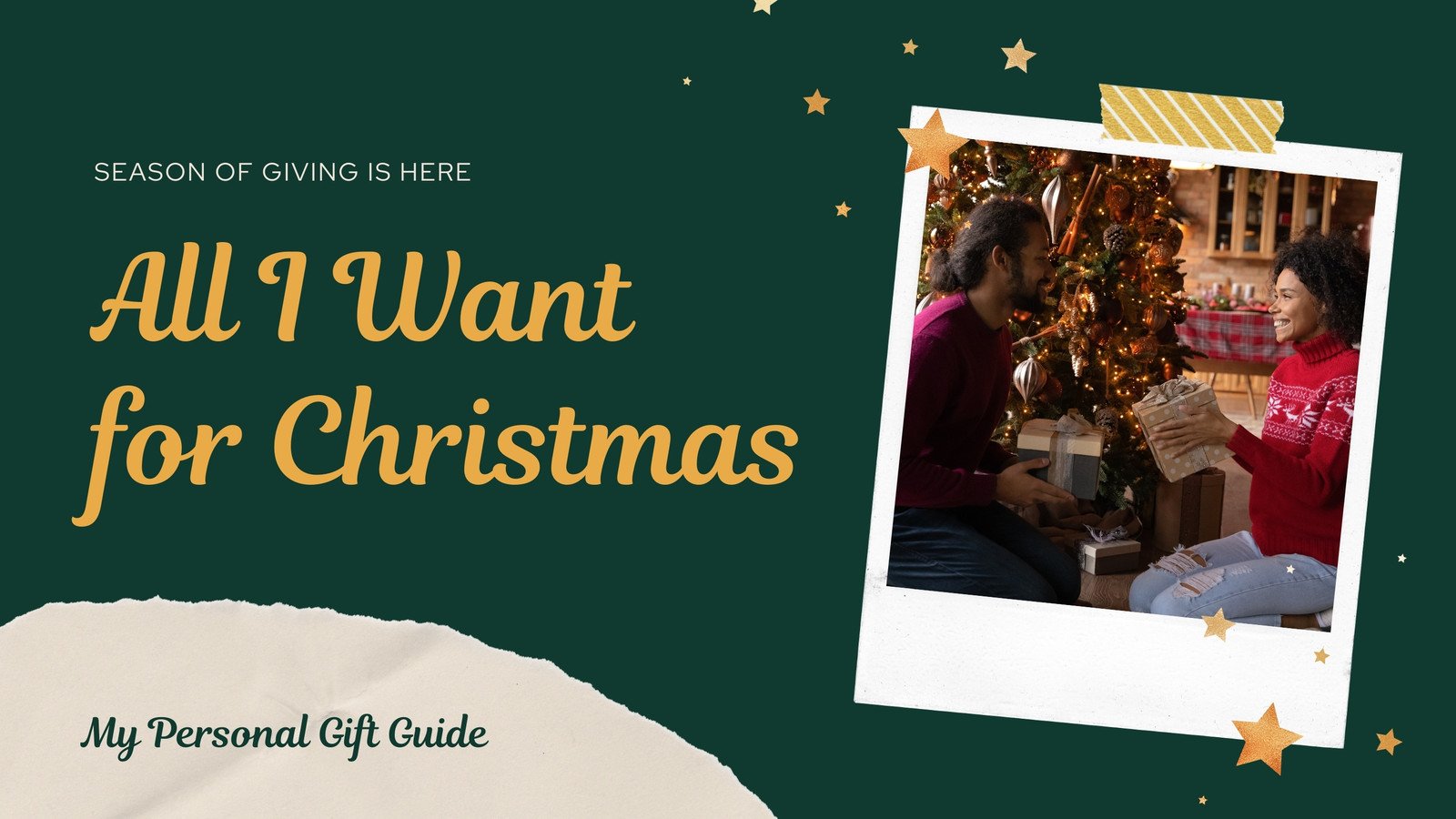 Customize 20+ Christmas Wish List Presentations Templates Online Canva