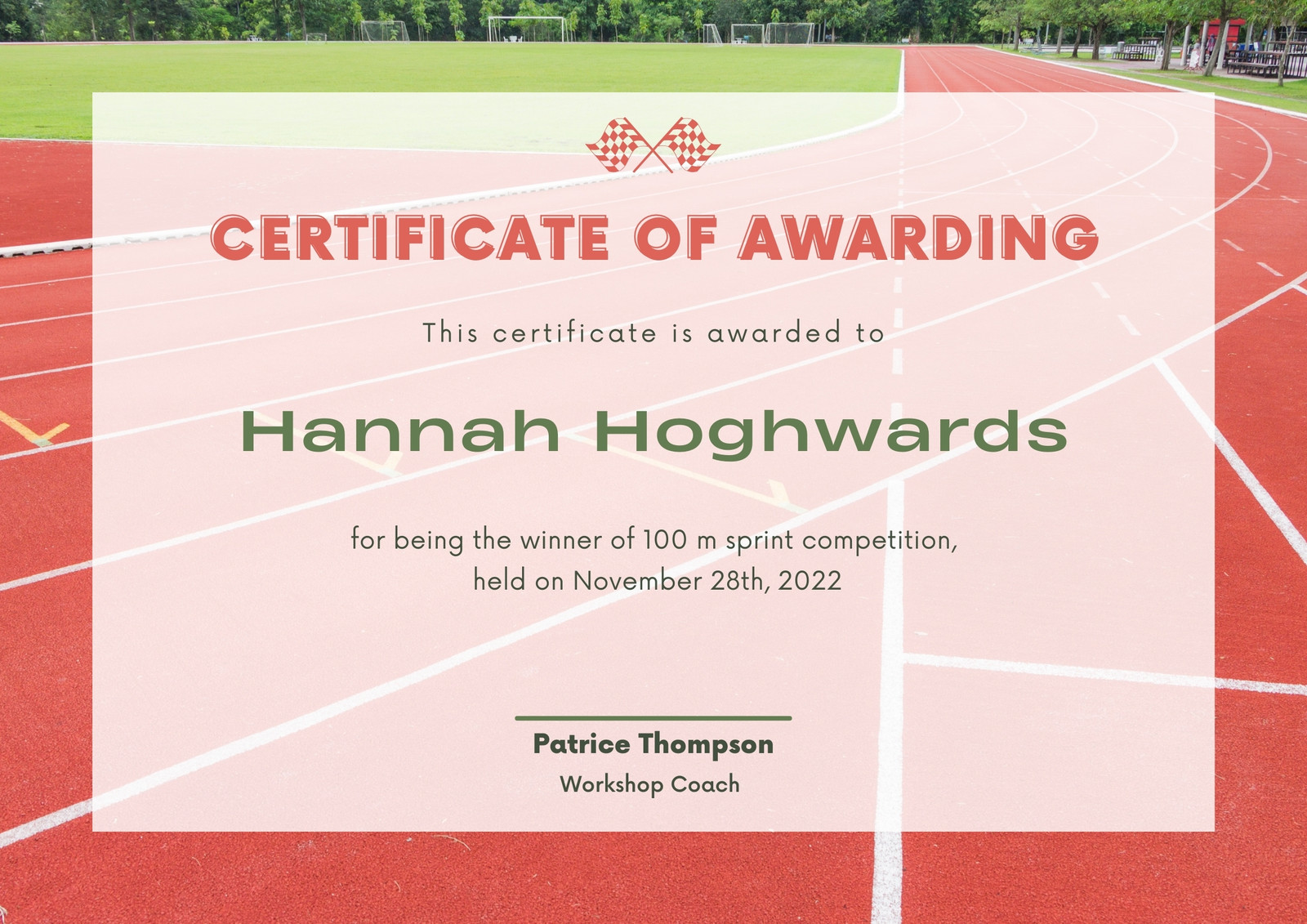 Page 20 - Free printable, customizable sport certificate templates Intended For Track And Field Certificate Templates Free