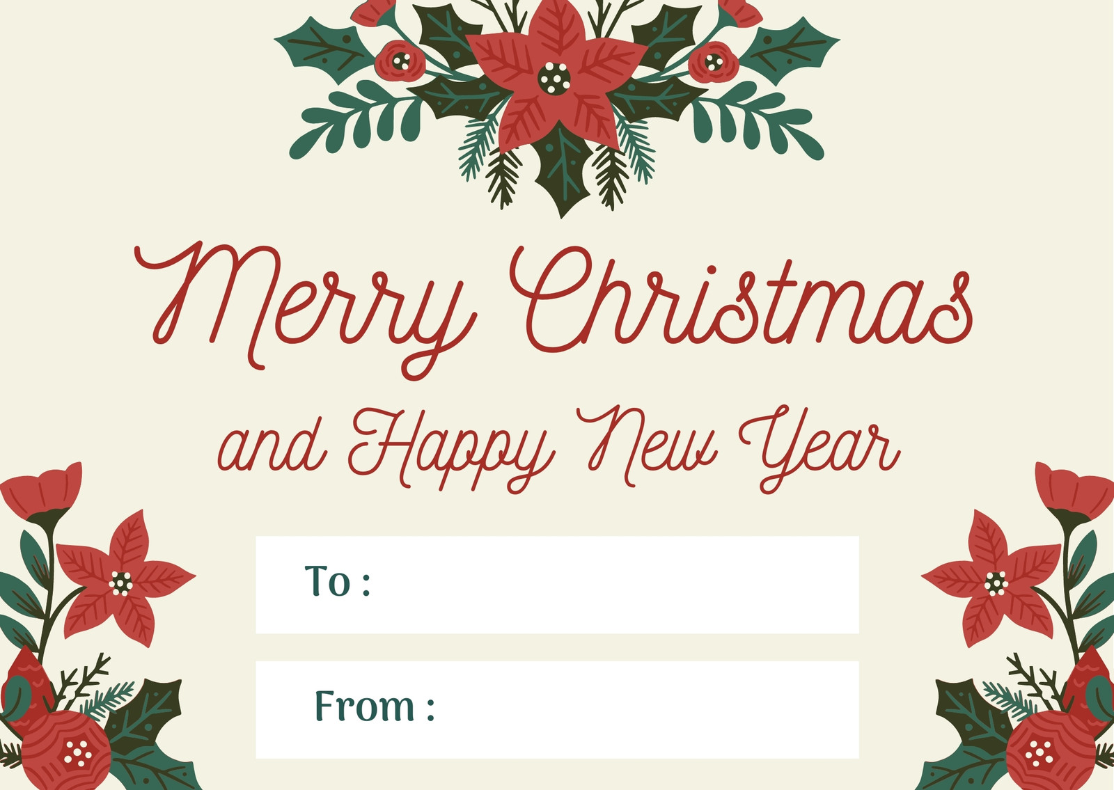 Blank Note & Address Organizer Album Greeting Card Christmas Gift 