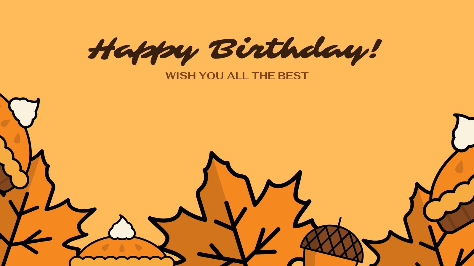 fall birthday backgrounds