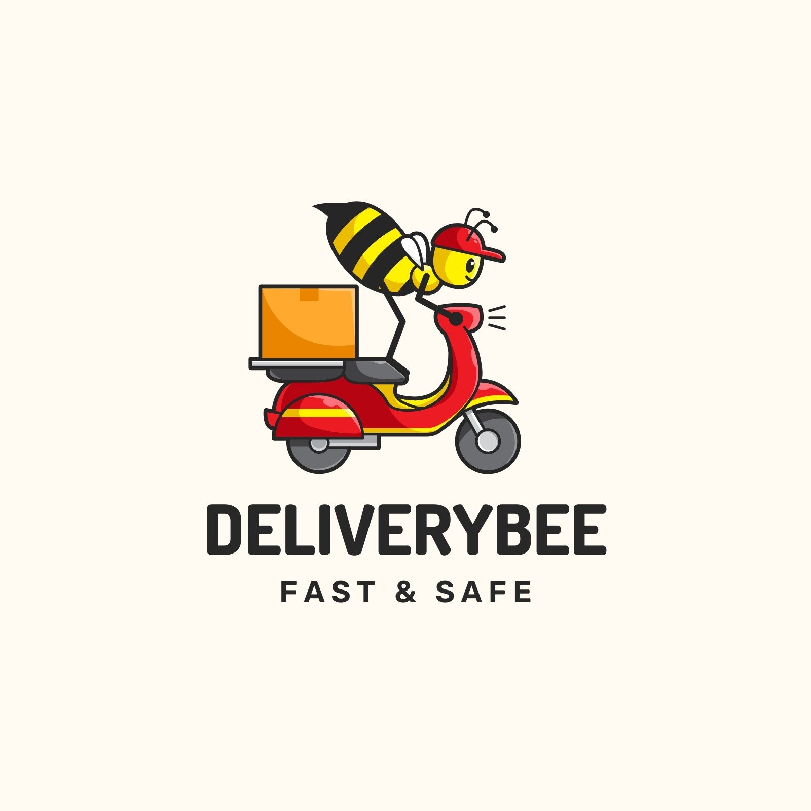 Free Delivery Logo Bike Man Courier Illustration Stock Vector by  ©interactimages 409174898