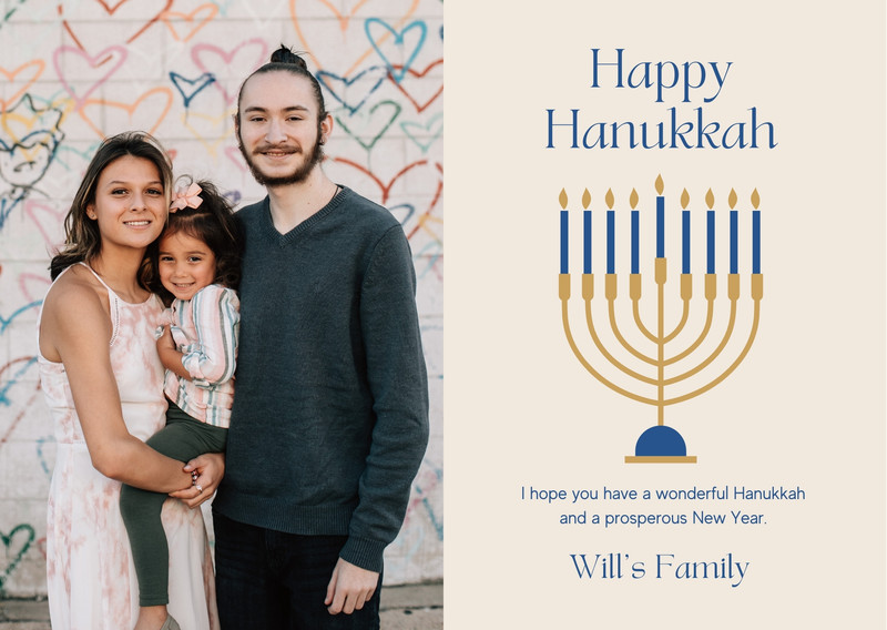 Free Printable Customizable Hanukkah Card Templates Canva