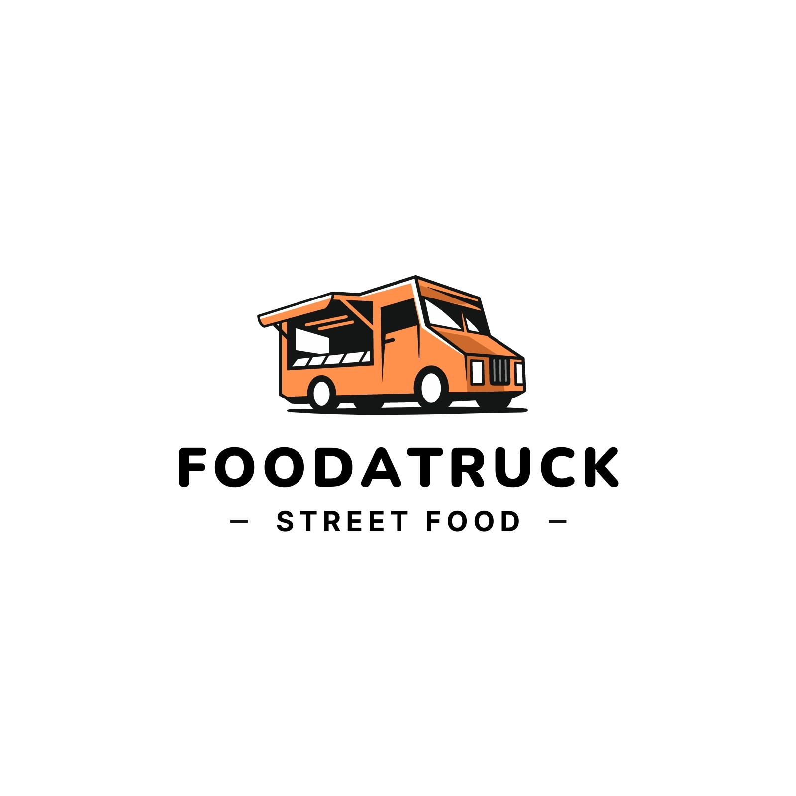 Logos Of Food Truck Stock Vector - Image: 72164513 | Food truck, Logo food,  Trucks