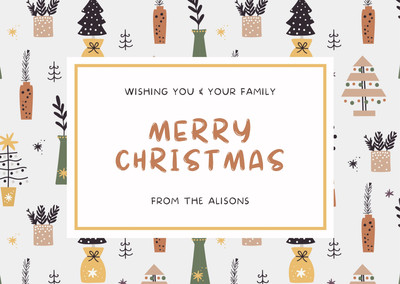 Free Custom Printable Christmas Card Templates Canva