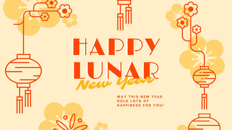 Lunar New Year Cards, Send online instantly