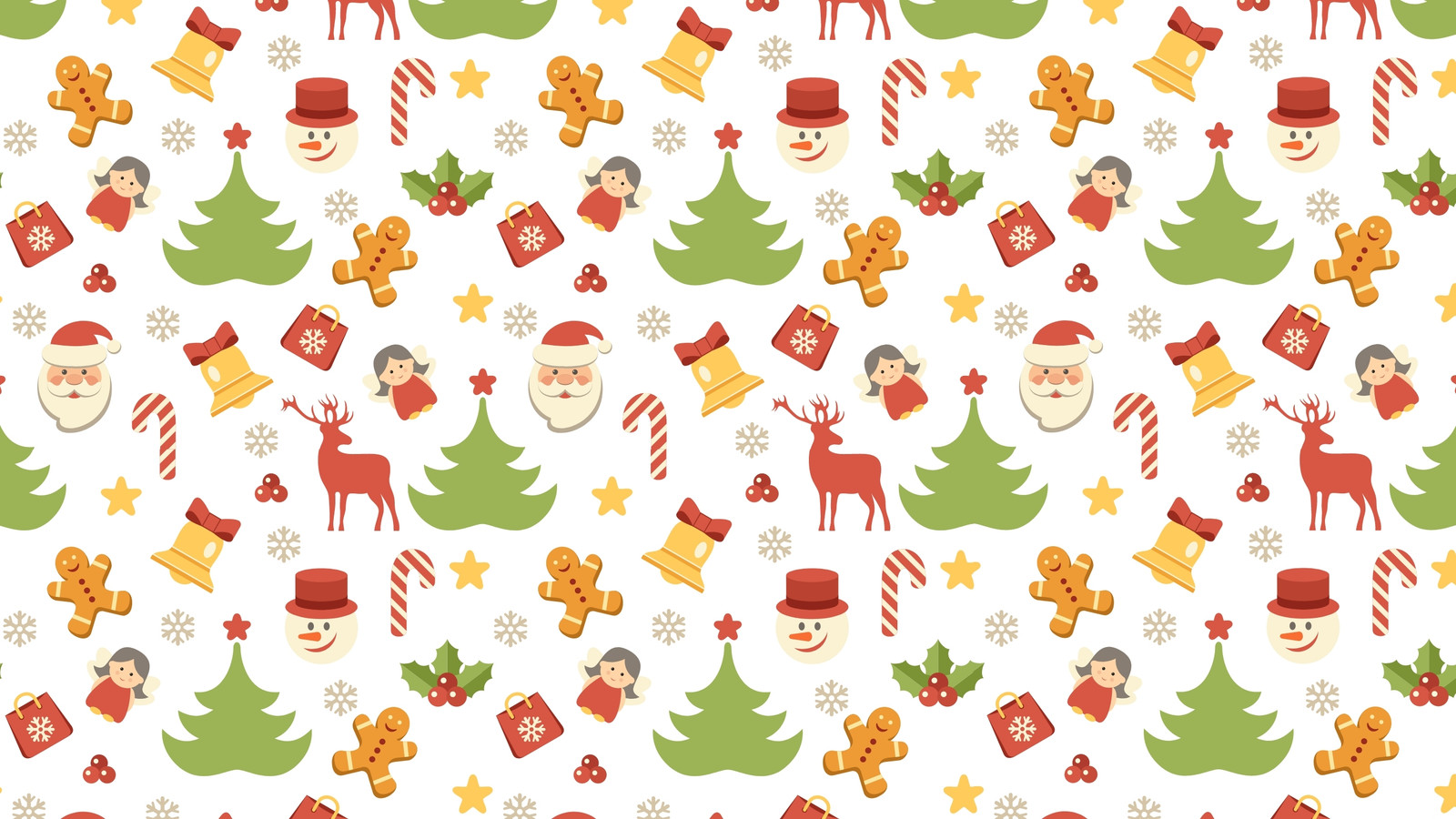 christmas pattern wallpaper