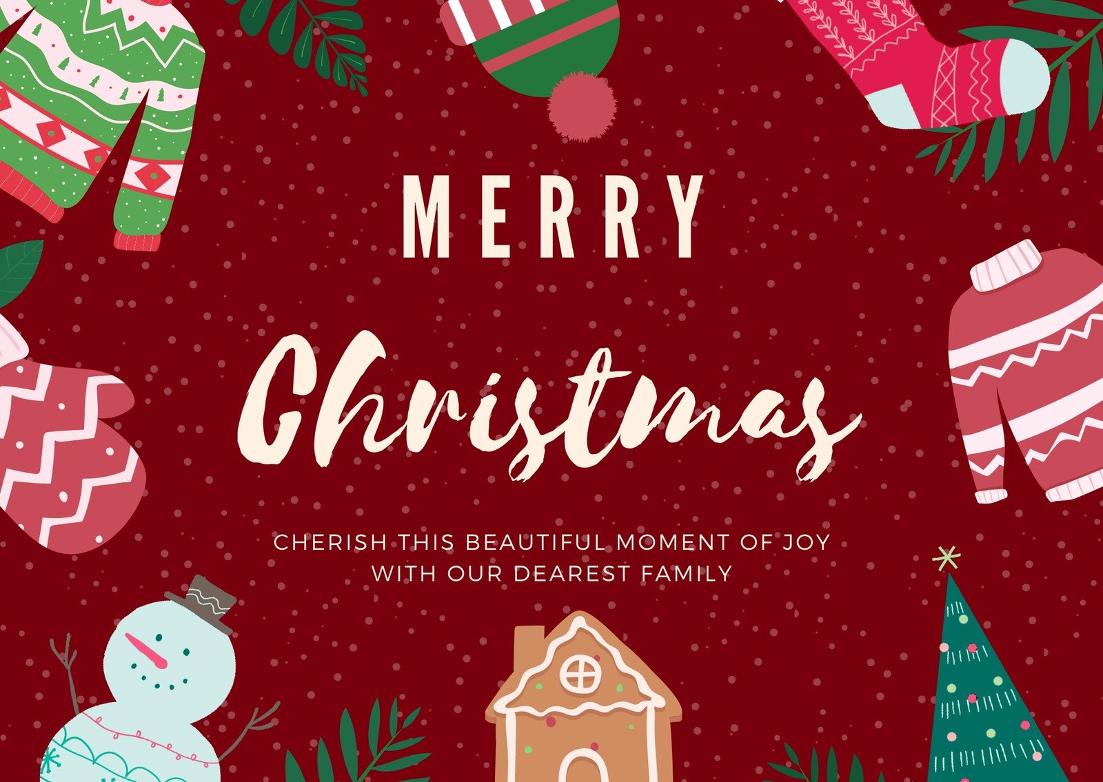 Printable Watercolor Holiday Card Holiday Card Digital xmas postcard |Printable  Illustration Digital Christmas Greeting Card