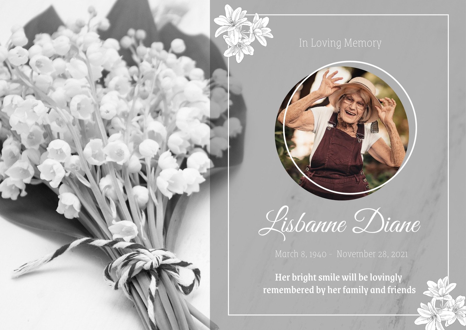 in loving memory customize picture templates free