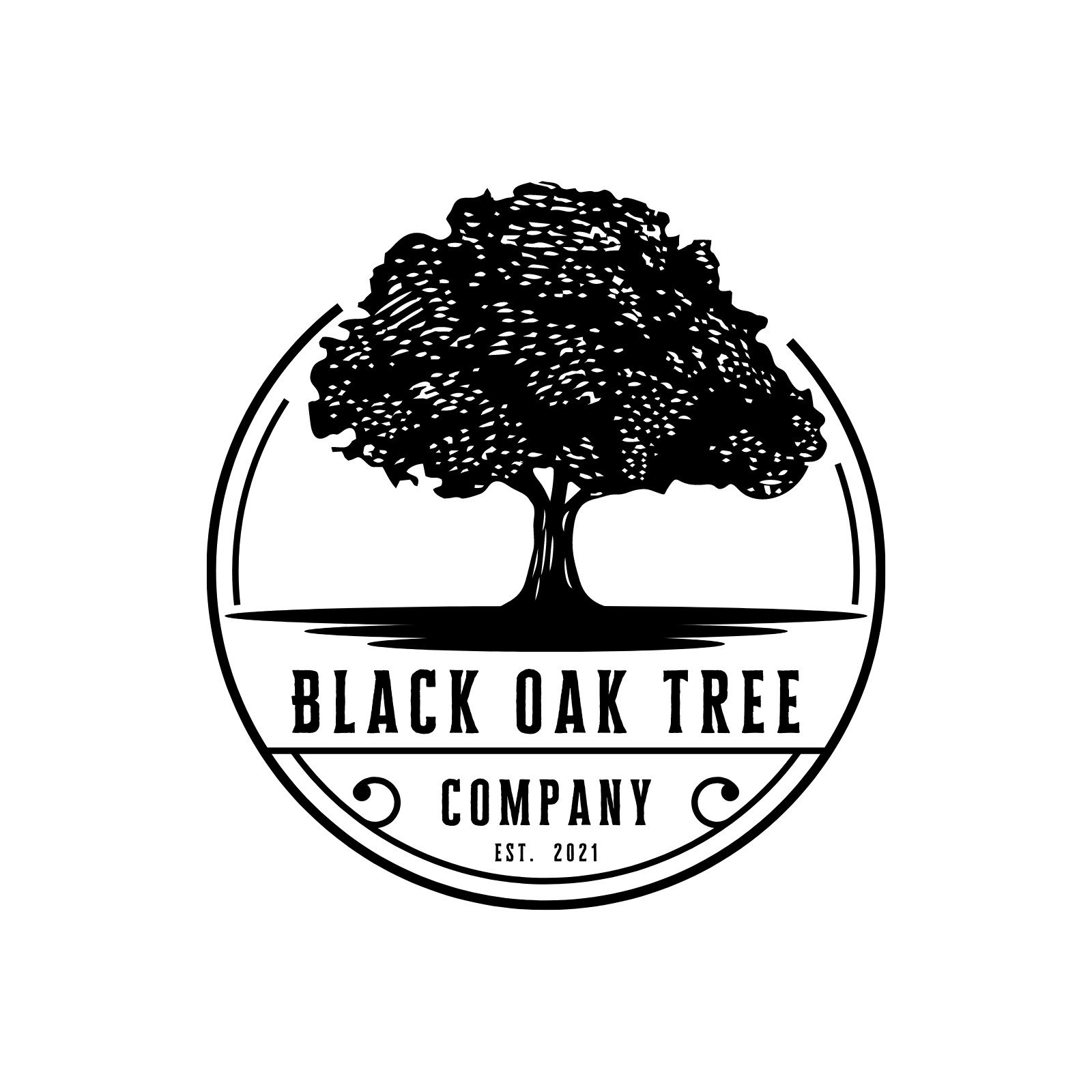 black tree logo