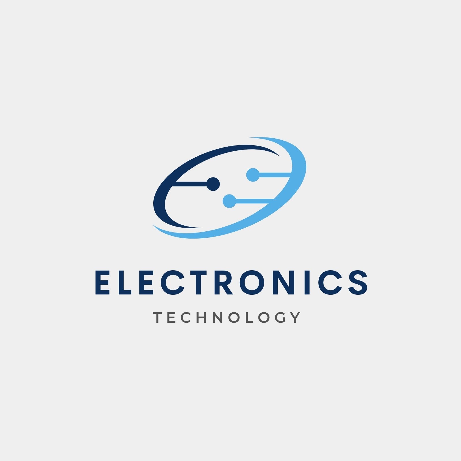 technology and electronics logo