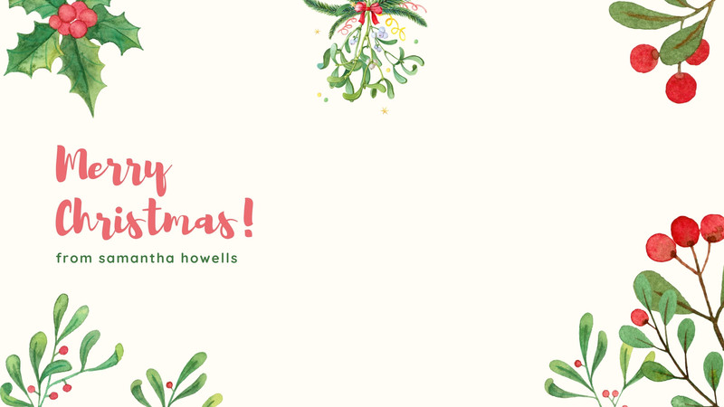 Free Christmas Zoom virtual background templates | Canva