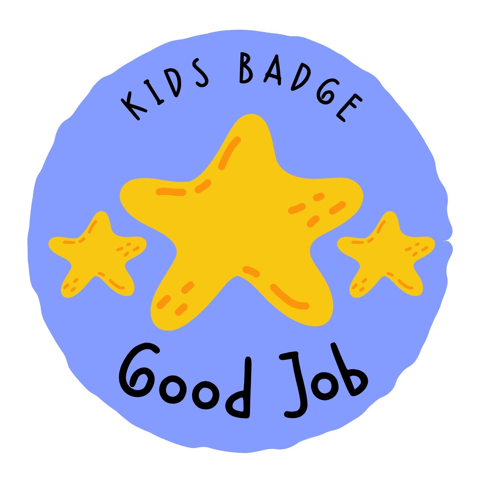 Kids Badge - Good Job Sticker | Sticker