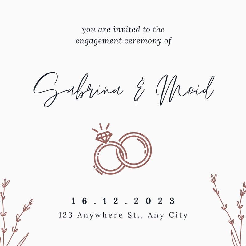 Gol Dhana Invitation Card | Gujarati Engagement - Happy Invites