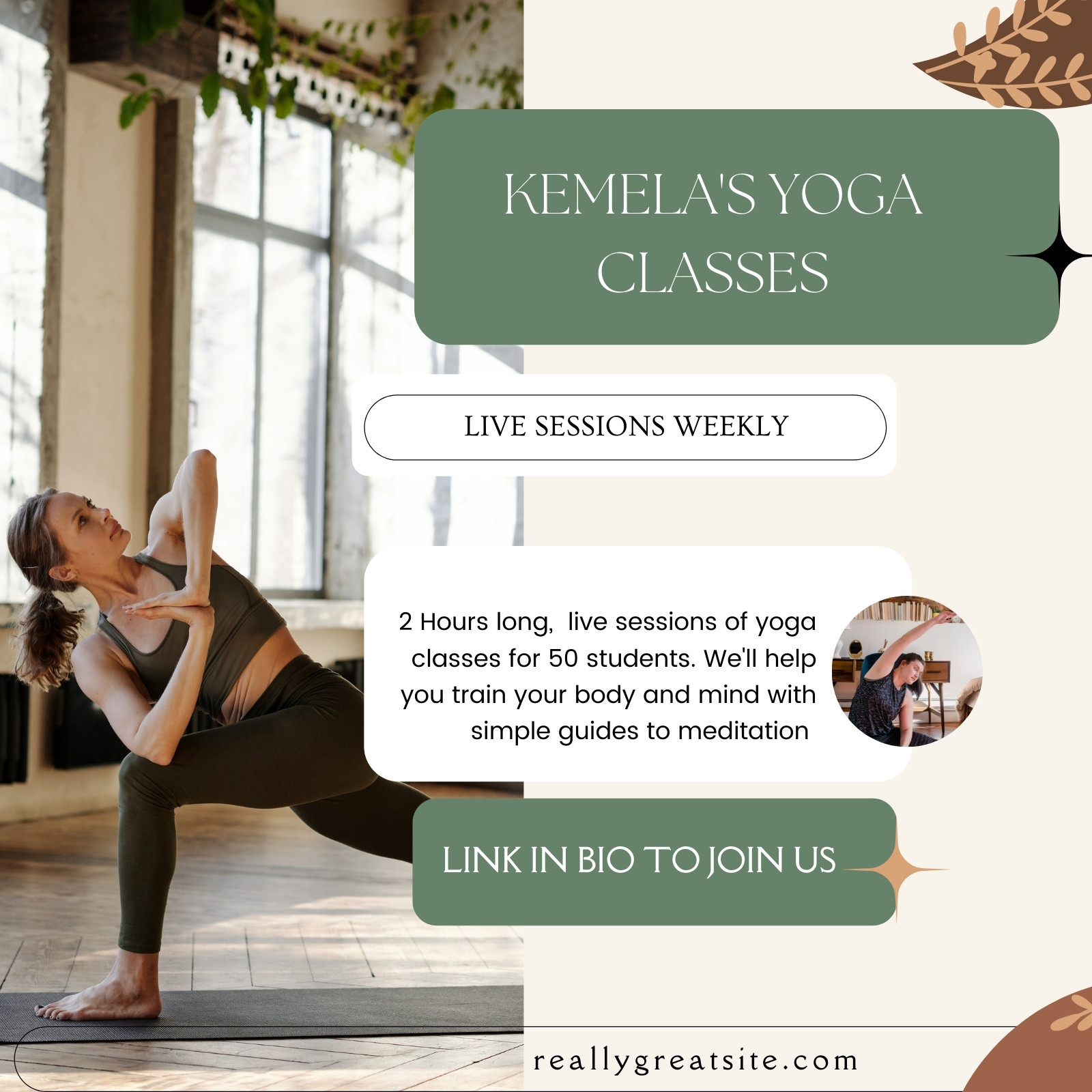 Page 14 - Free and customizable yoga templates