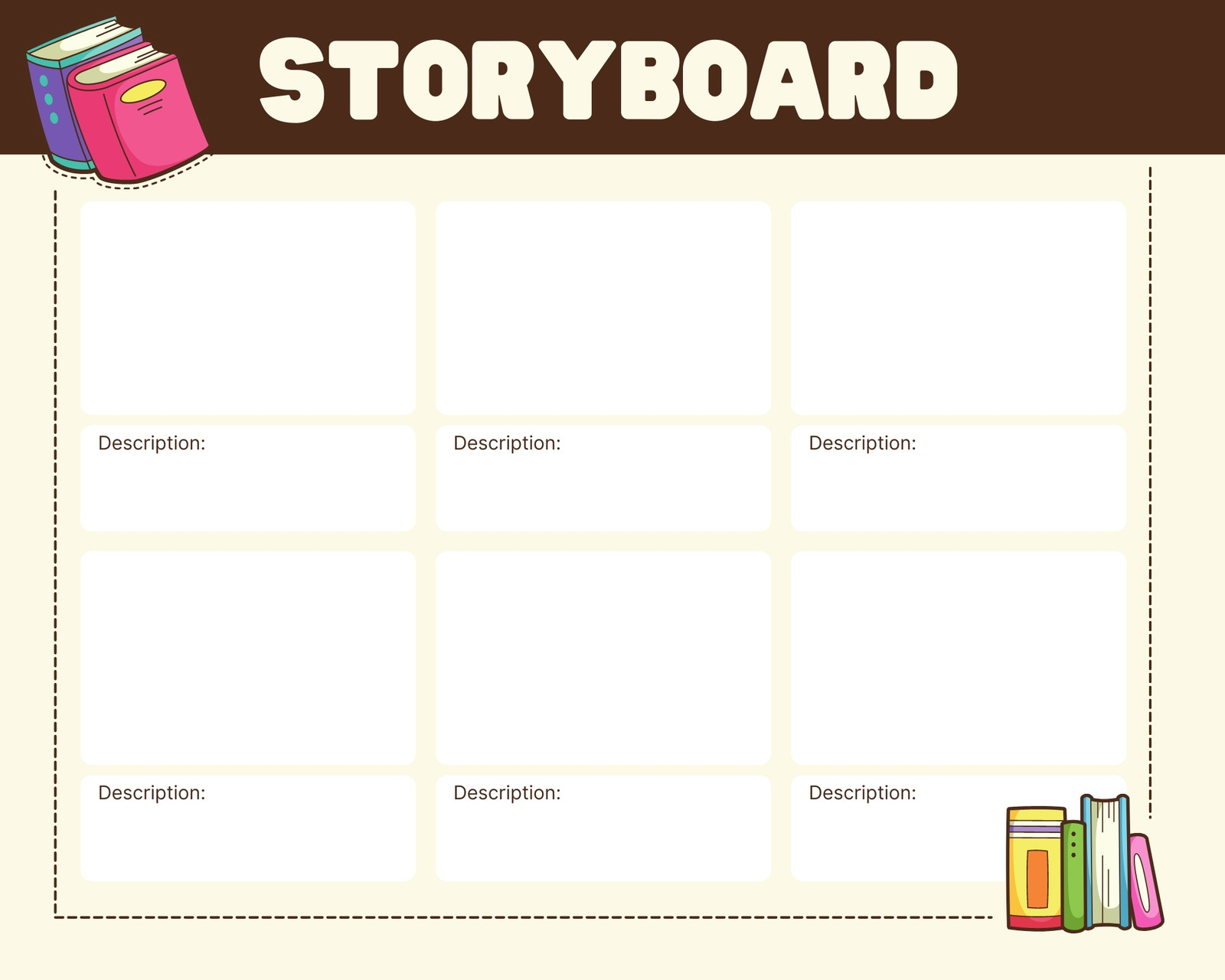 infographic storyboard template