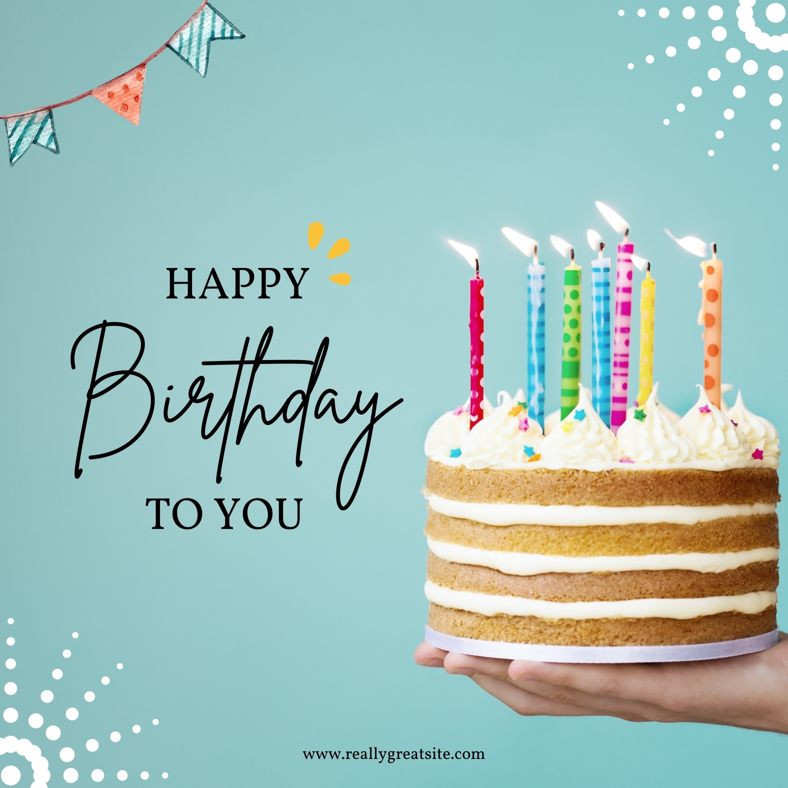 Vector Illustration Happy Birthday Background Cake Stock Vector (Royalty  Free) 95815981 | Shutterstock