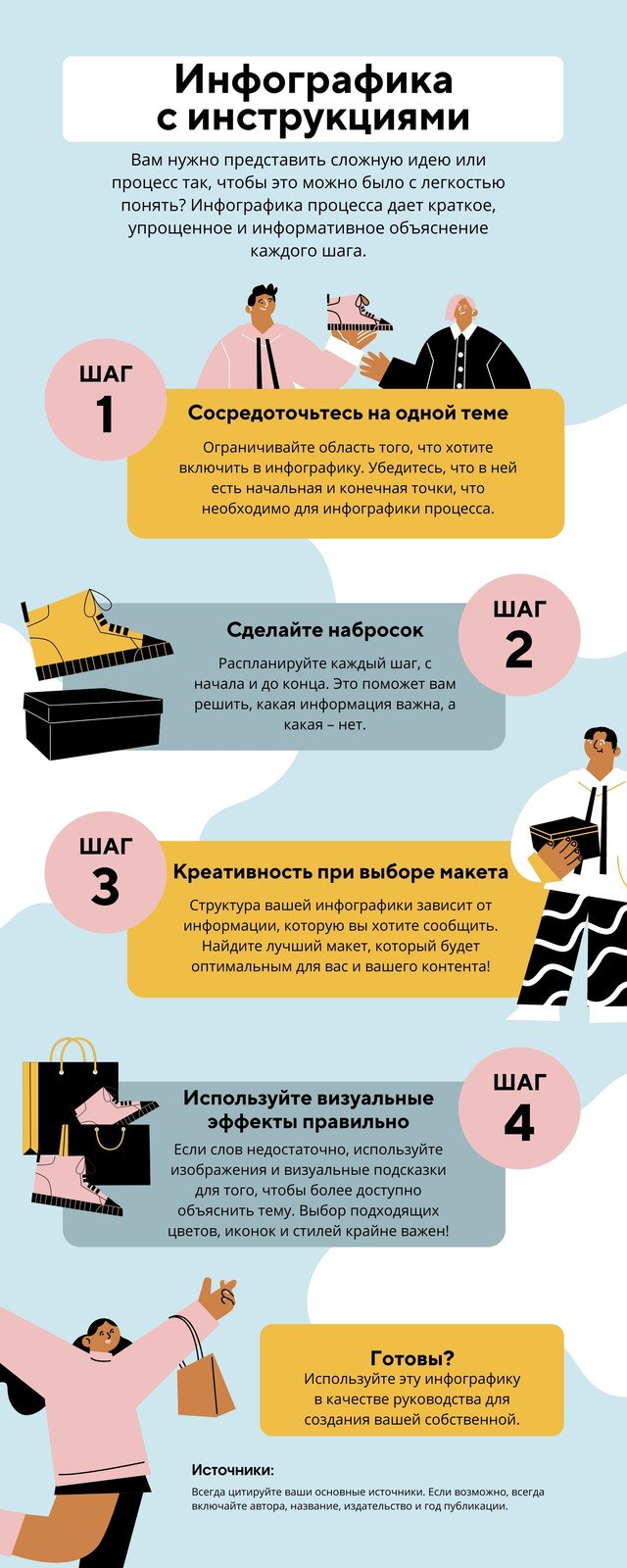 Бесплатные шаблоны инфографики для образования | Скачать макеты для  образовательной инфографики онлайн | Canva