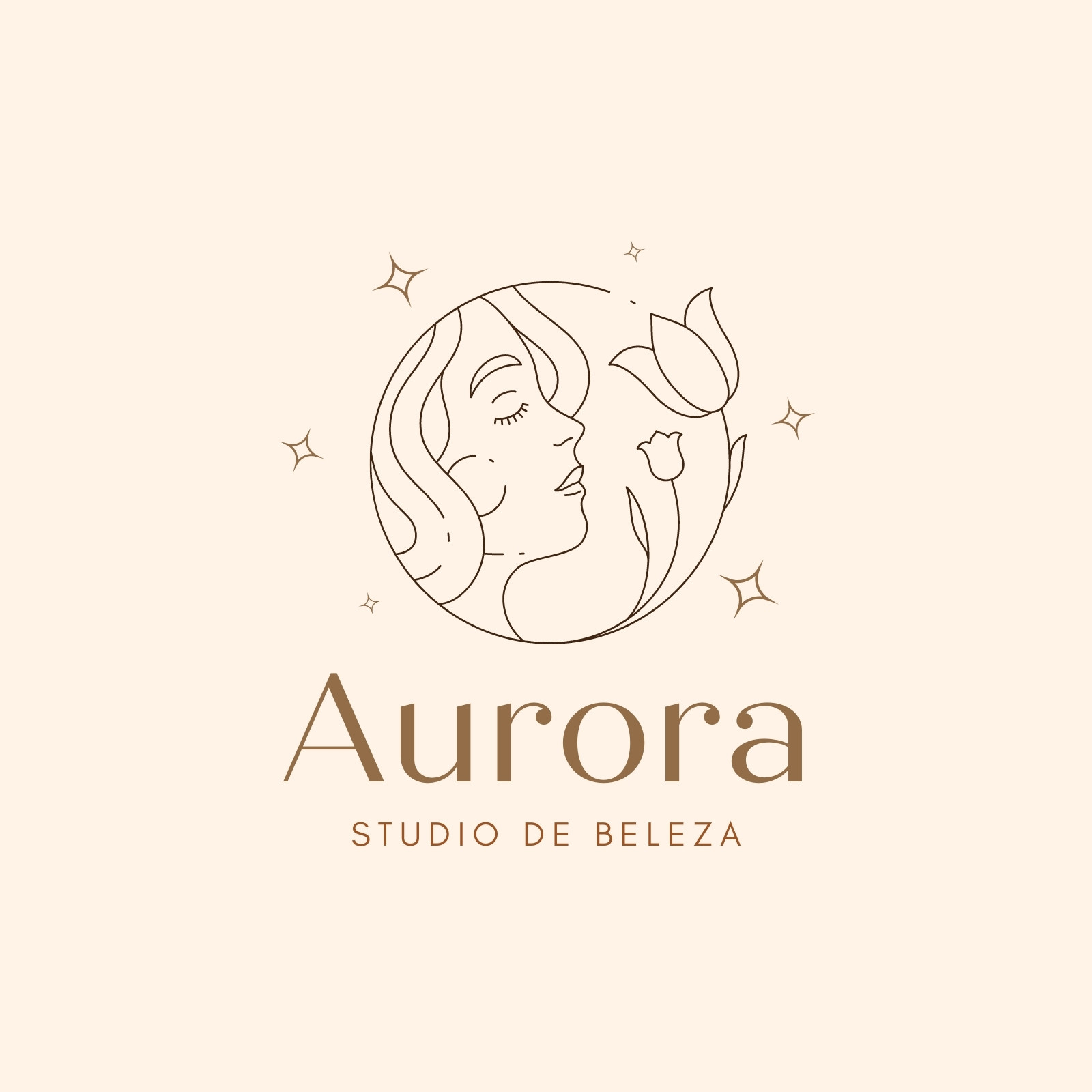 Arrazus - Studio de beleza  Criação de Logo Para Beleza
