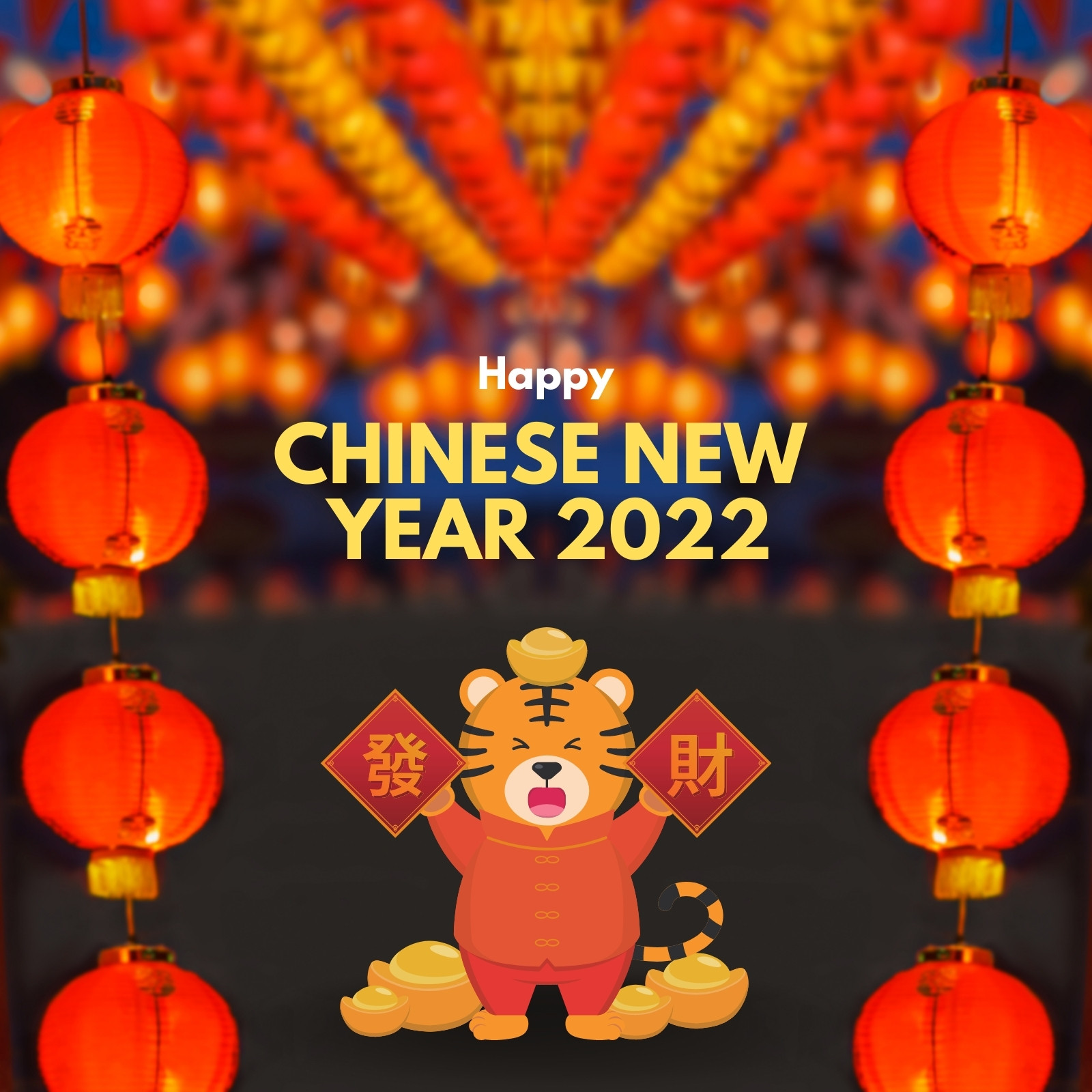 Premium PSD  Happy chinese new year banner social media instagram post