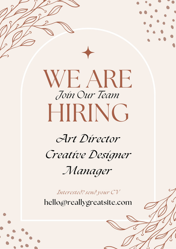 Free and customizable job announcement templates | Canva