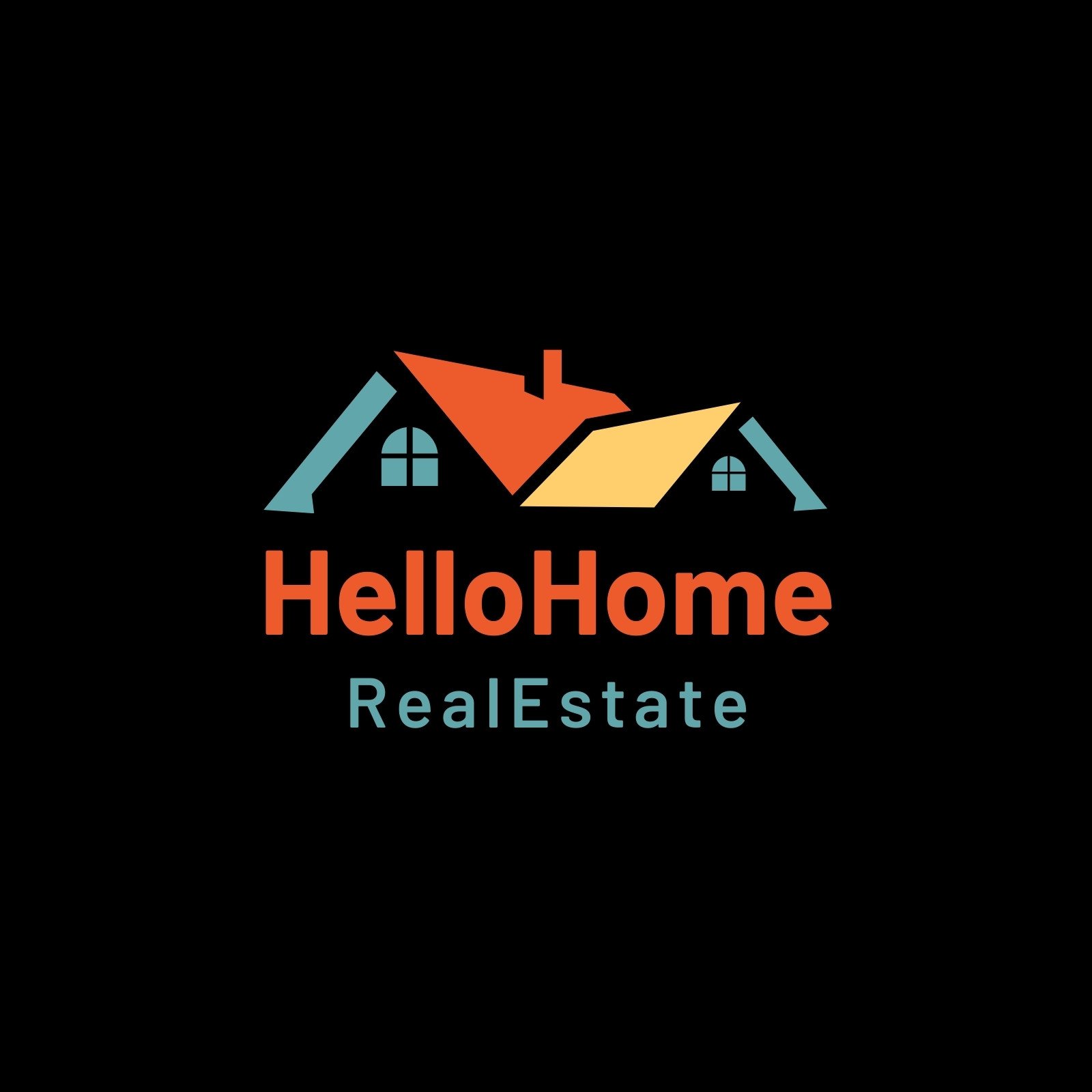 real estate houses logo