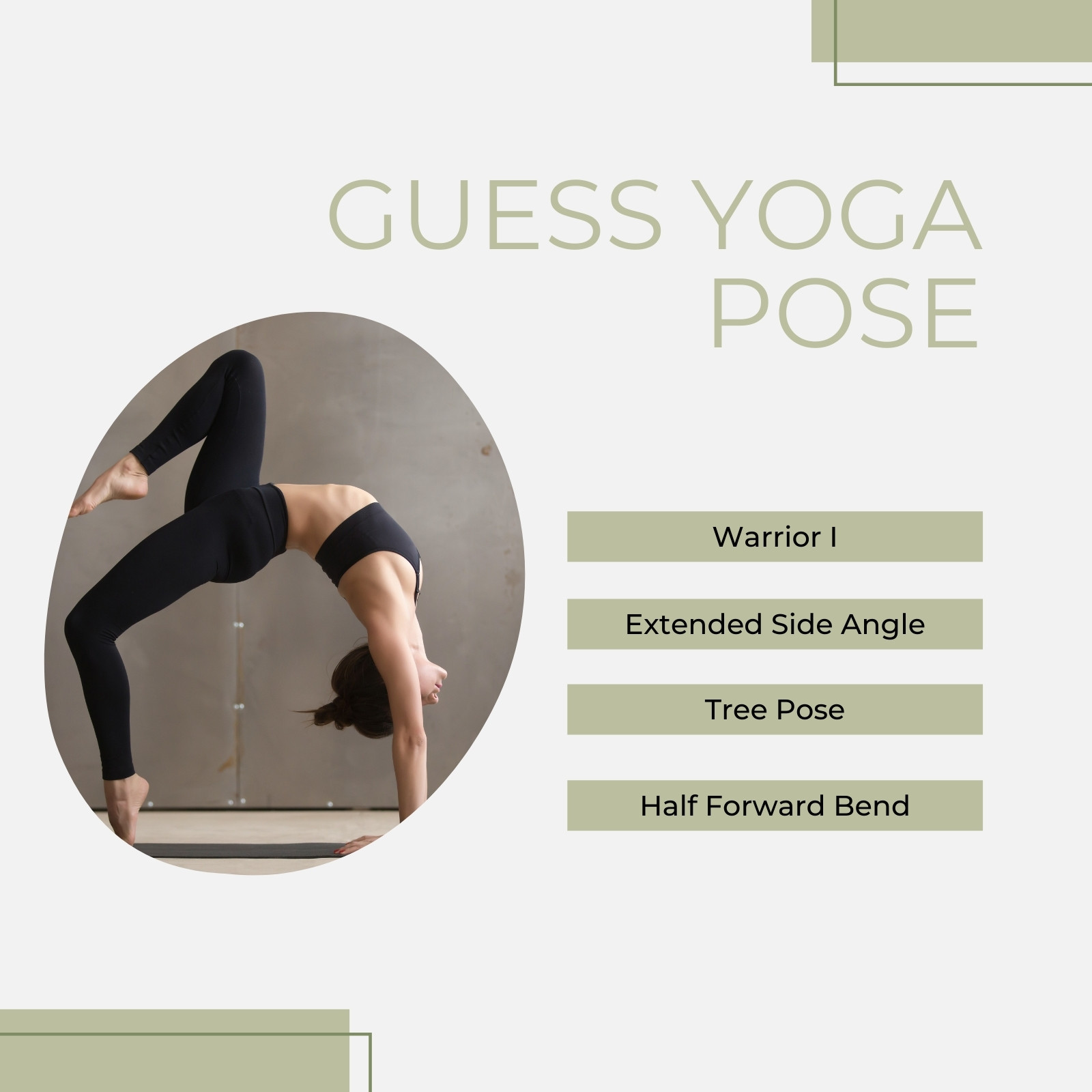 Click The Yoga Poses Quiz