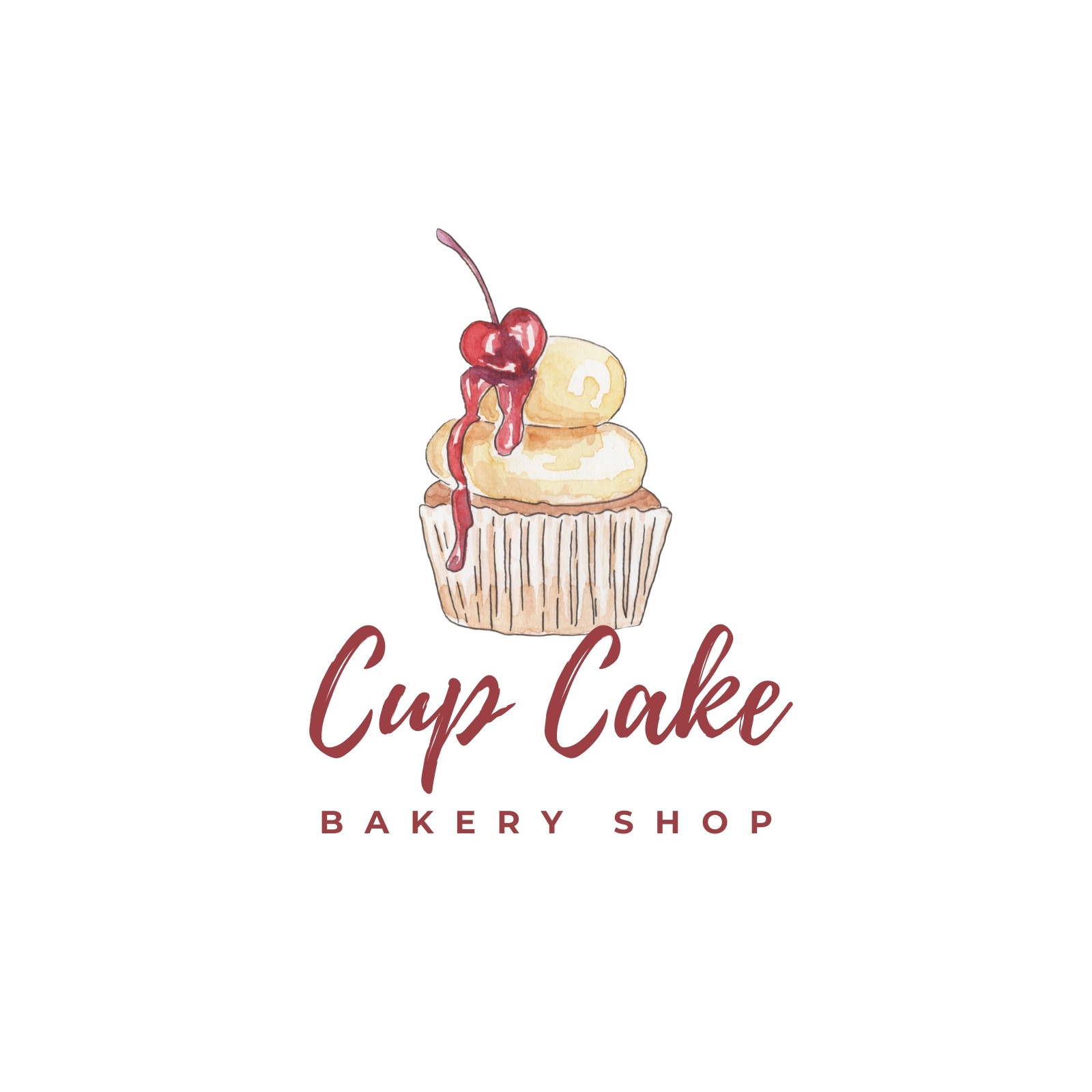 Cherry Cake Patisserie Logo | BrandCrowd Logo Maker