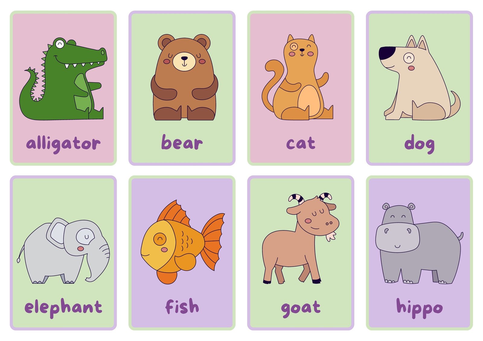 Top 144 How To Make Animal Flash Cards Merkantilaklubben