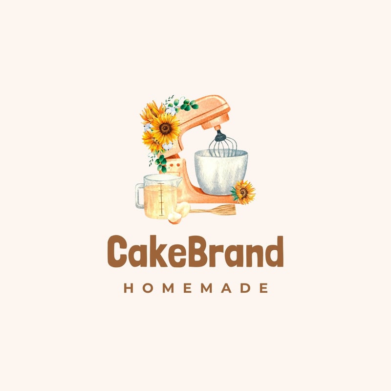 Lovely cake shop premade logo design, sweets logo, cake desi - Inspire  Uplift