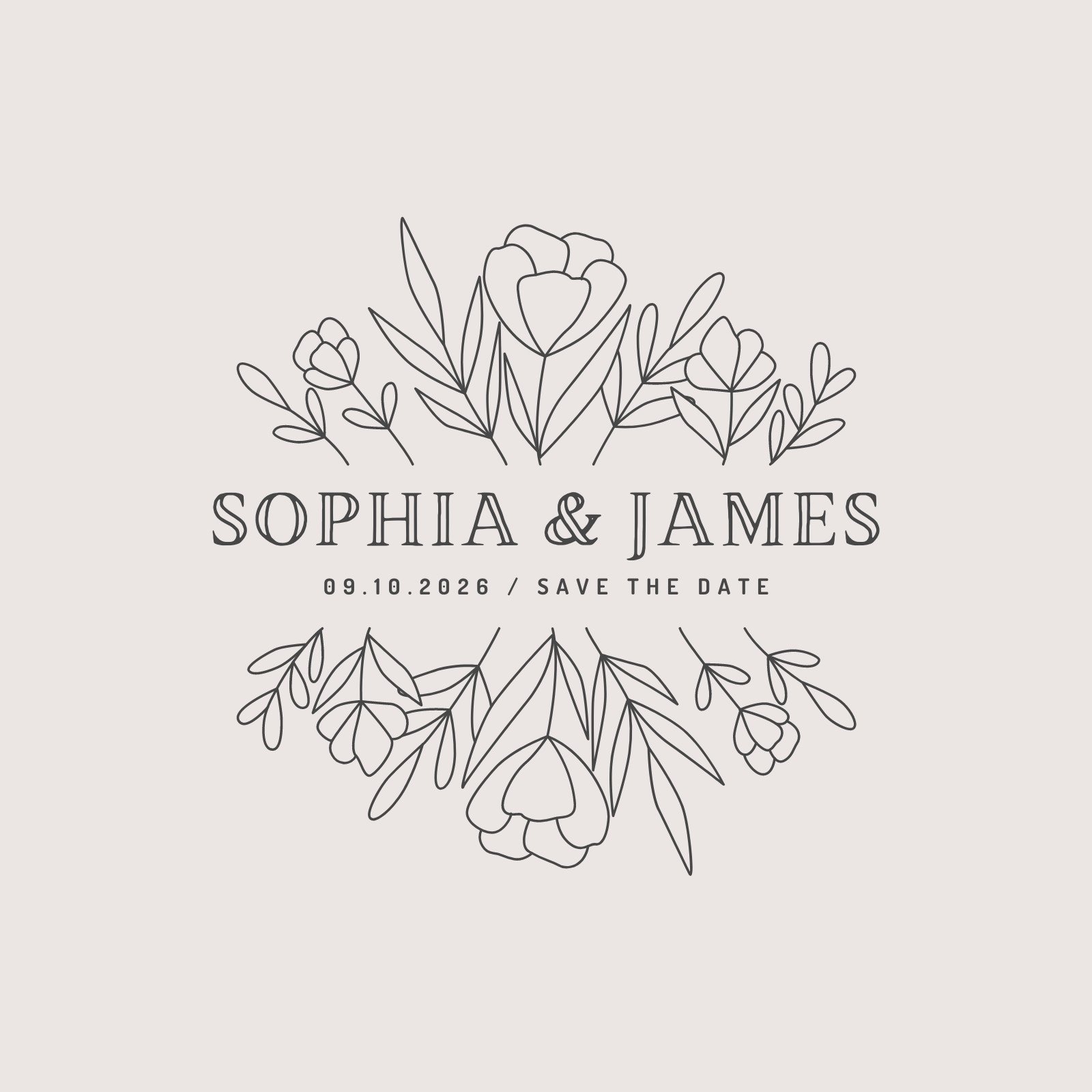 Free wedding logo templates to customize and print