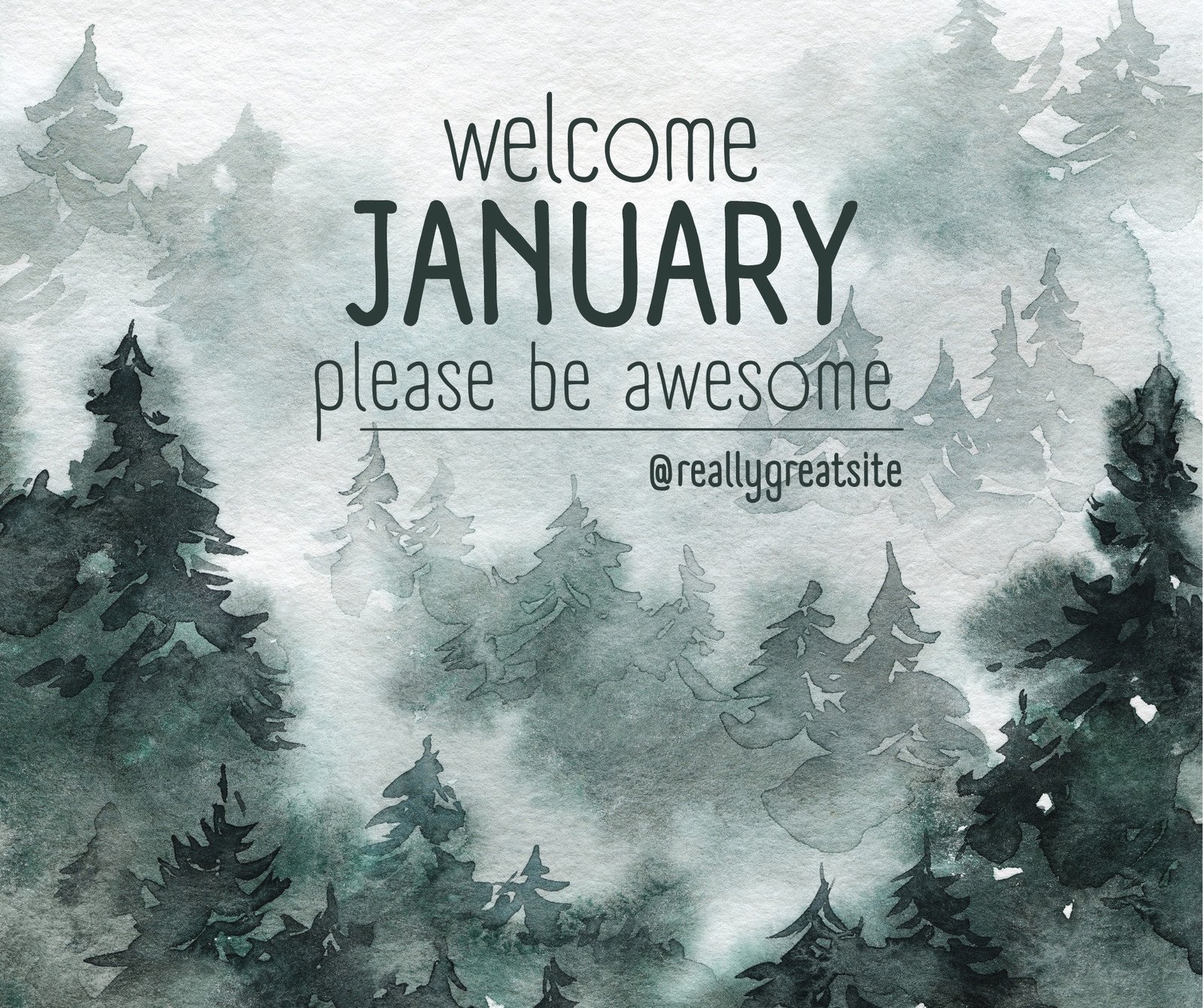 welcome january tumblr
