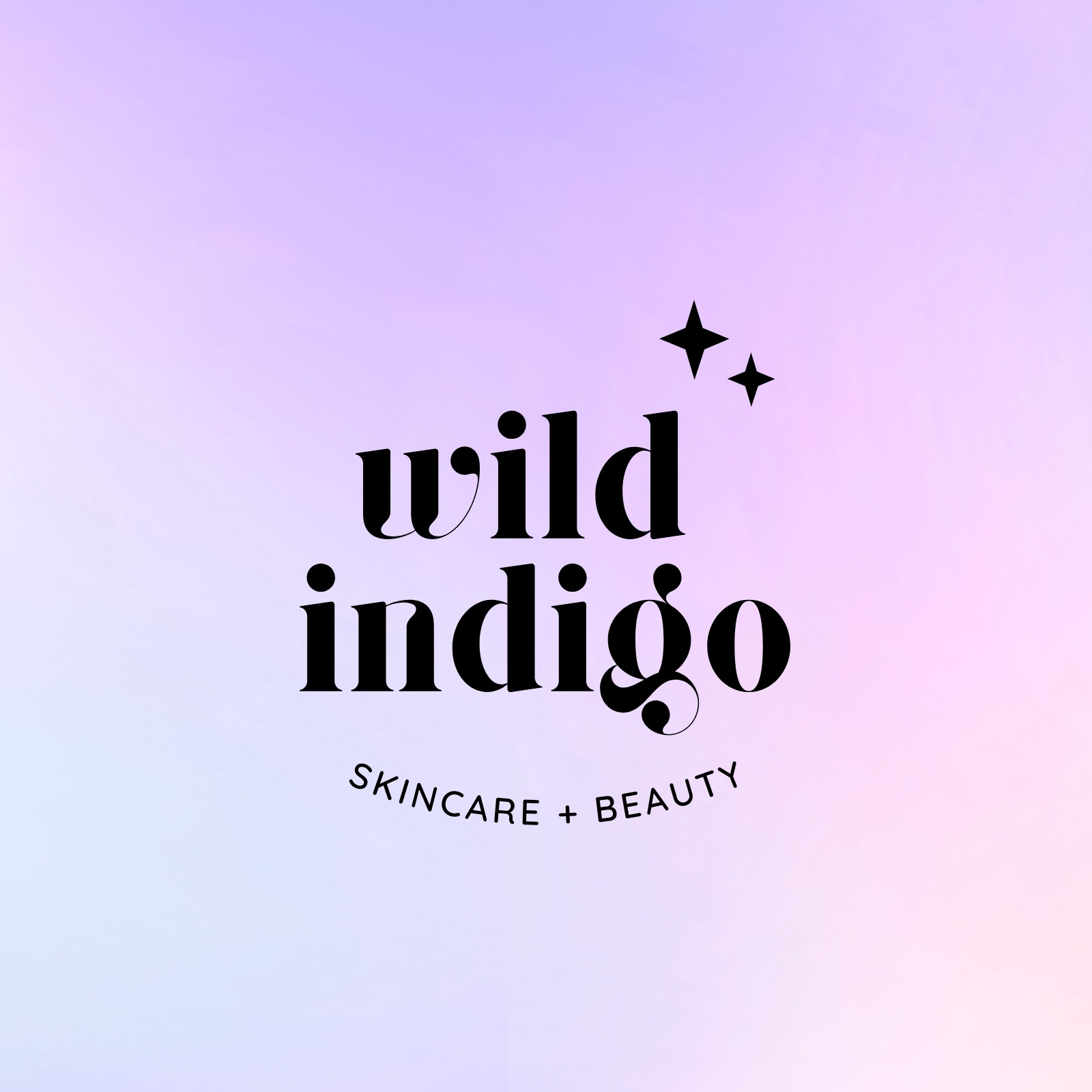 Pastel Star Feminine Beauty Skincare Logo