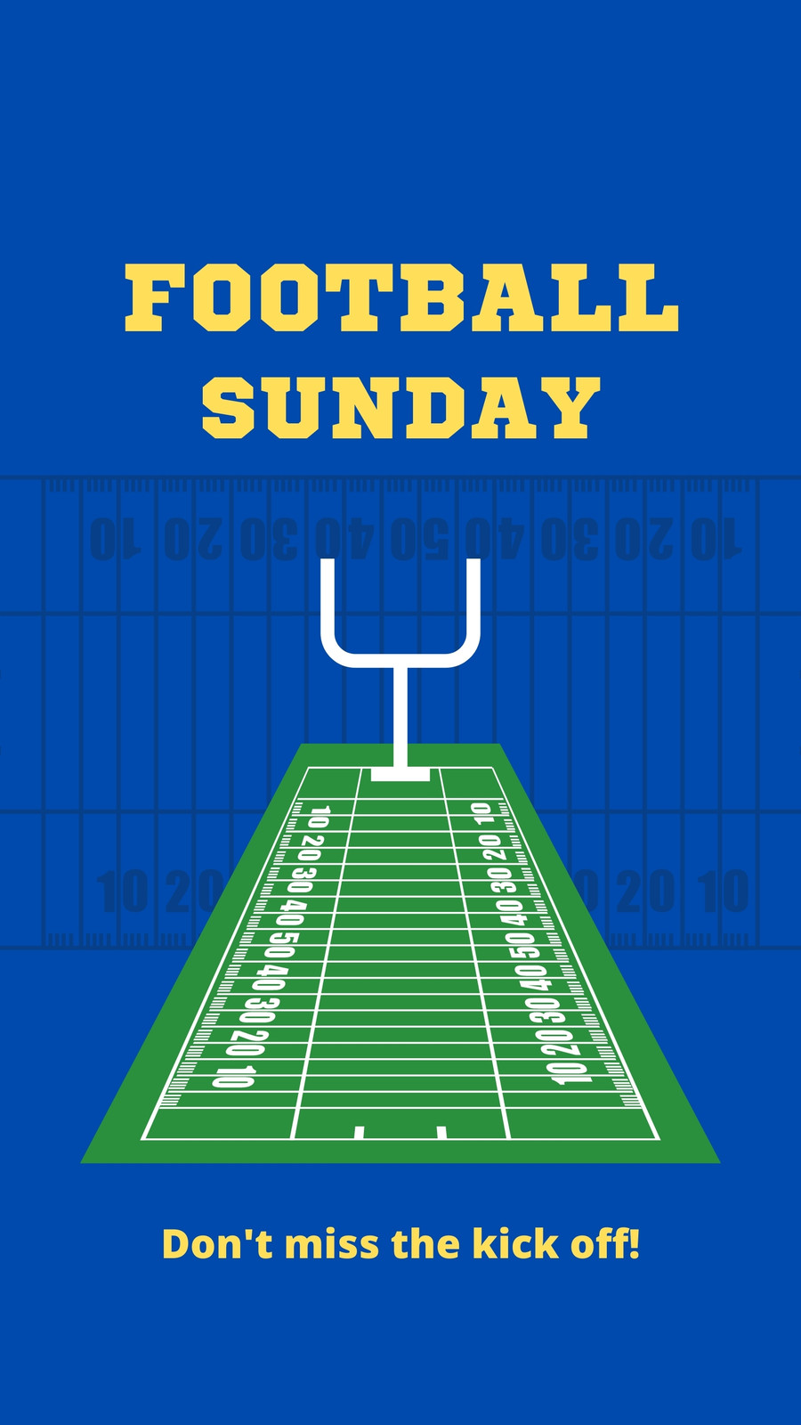 NFL SUNDAY Template