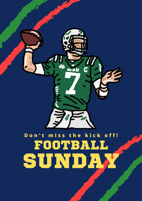 Superbowl Collage Facebook Ads Design Templates